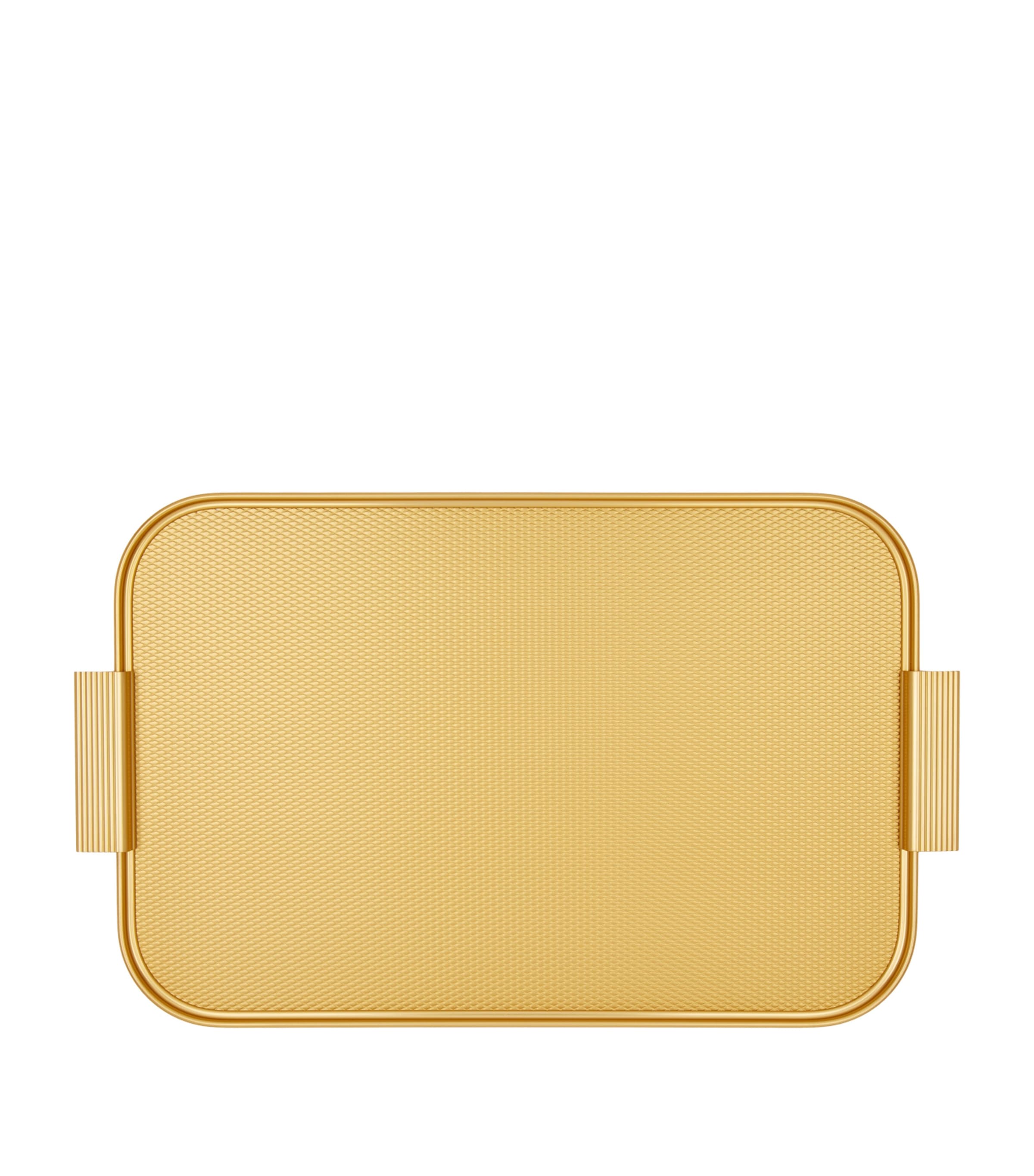 Ribbed Serving Tray (46cm) GOLD Image 2