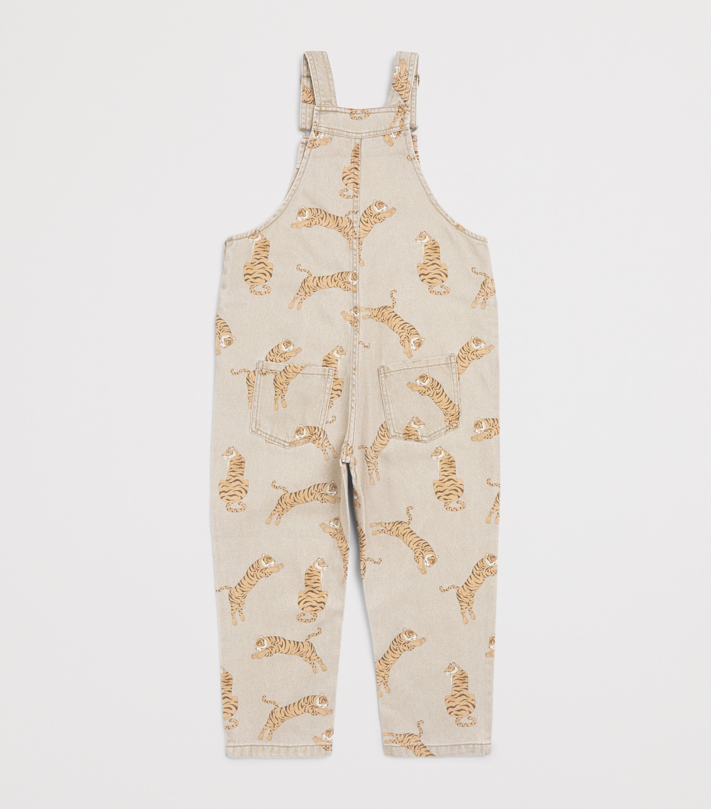 KONGES SLOJD Denim Tiger Magot Dungarees (9 Months-6 Years) Image 2