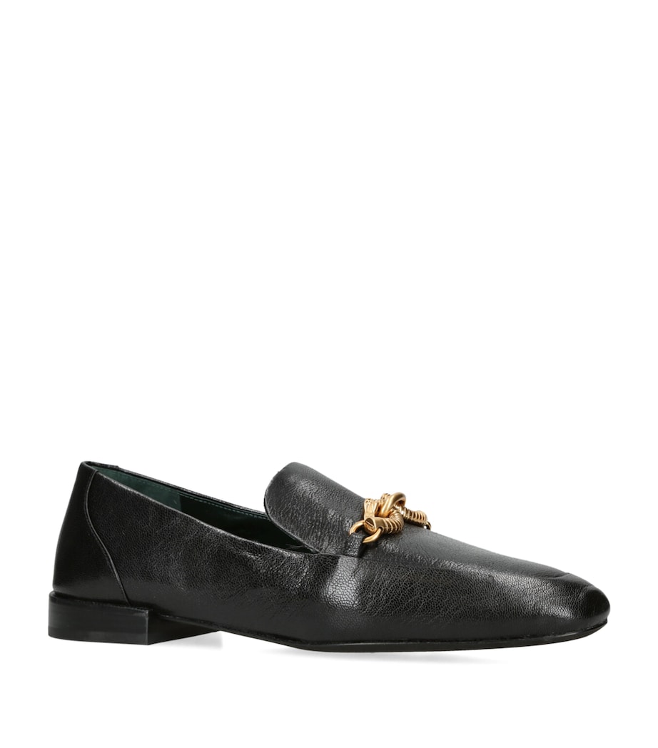 Leather Jessa Loafers BLACK Image 3