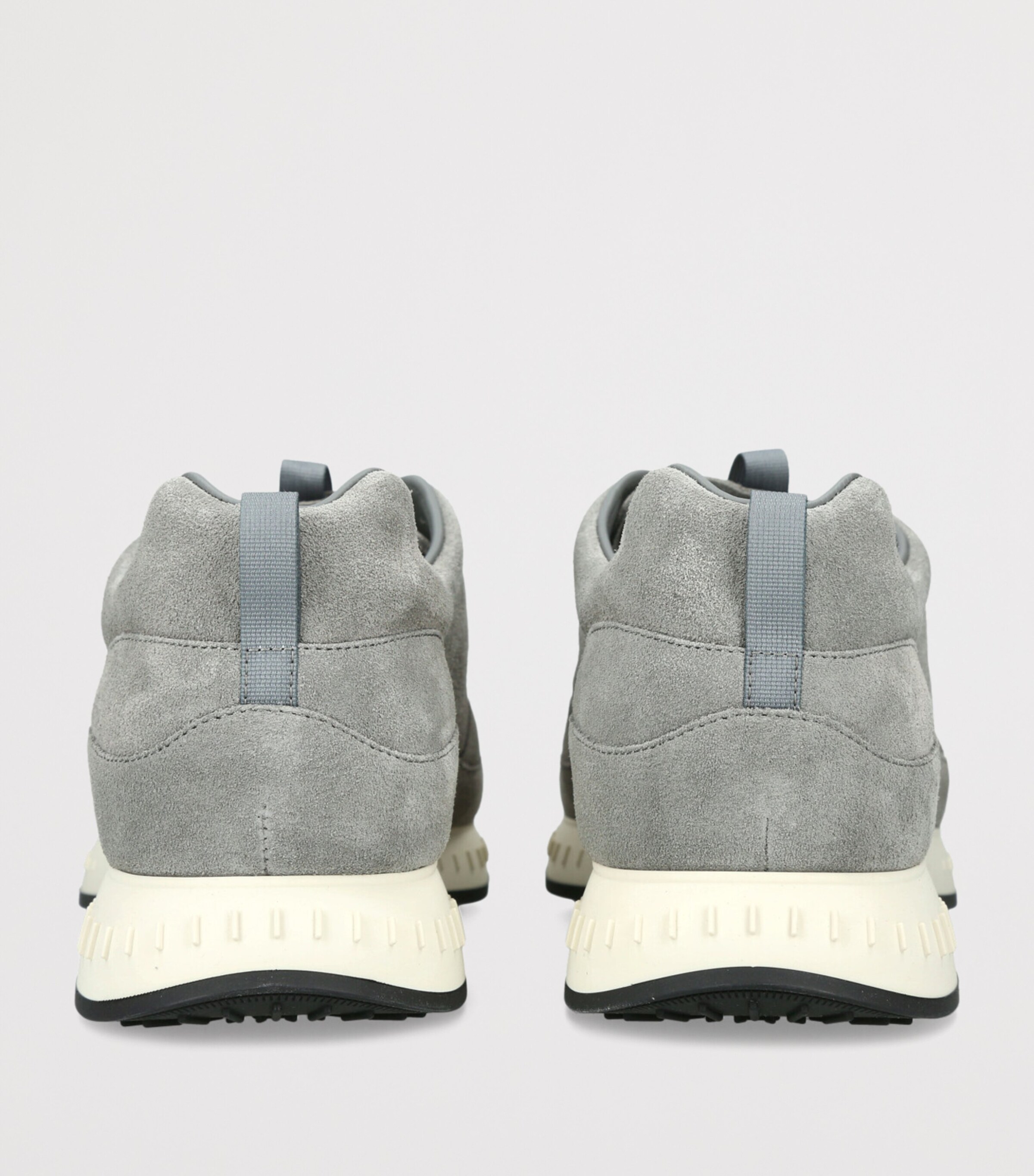 John Lobb Suede Stream Elastic Sneakers Grey/dark Image 2