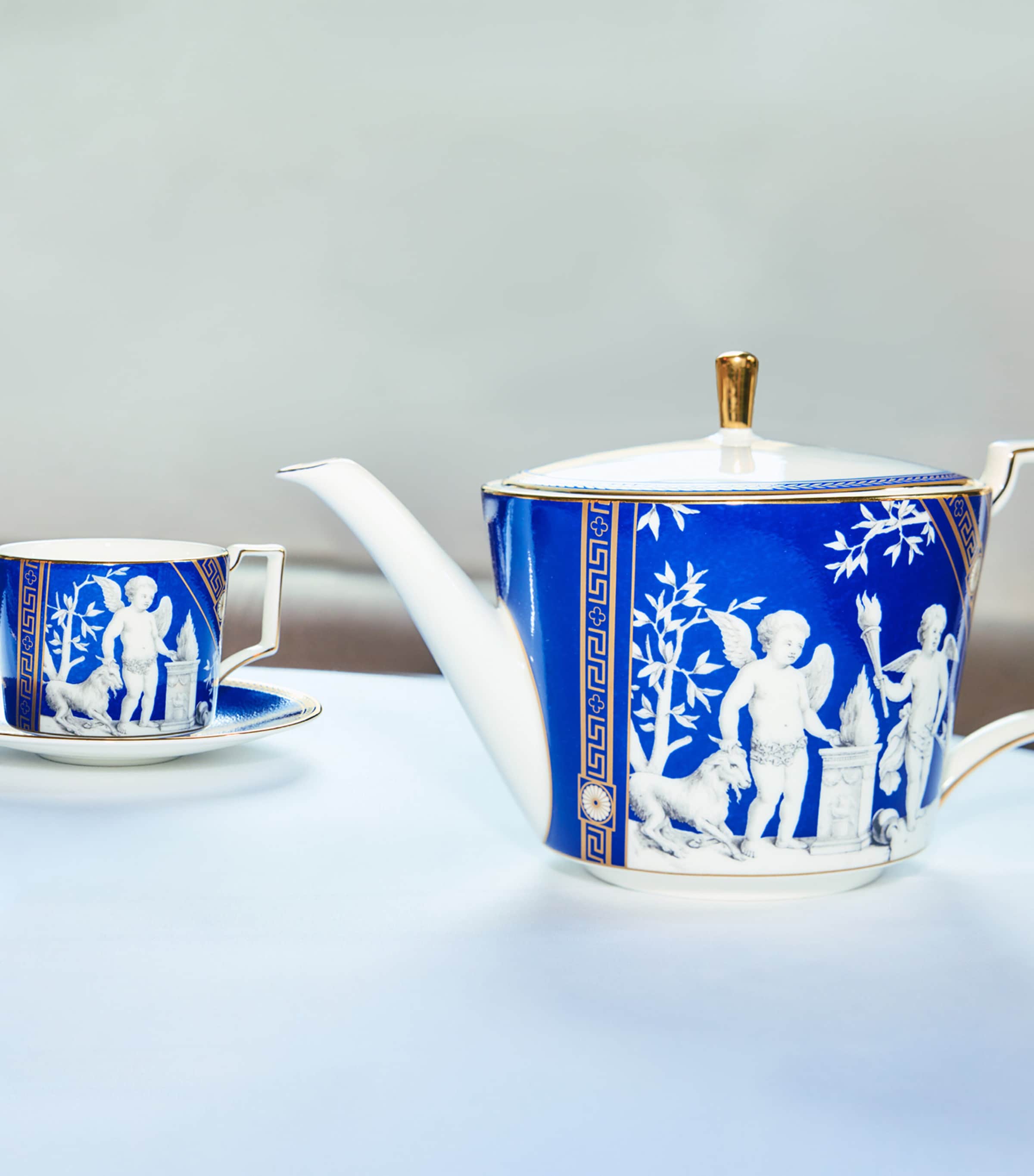 3-Piece Renaissance Tea Set BLUE Image 6