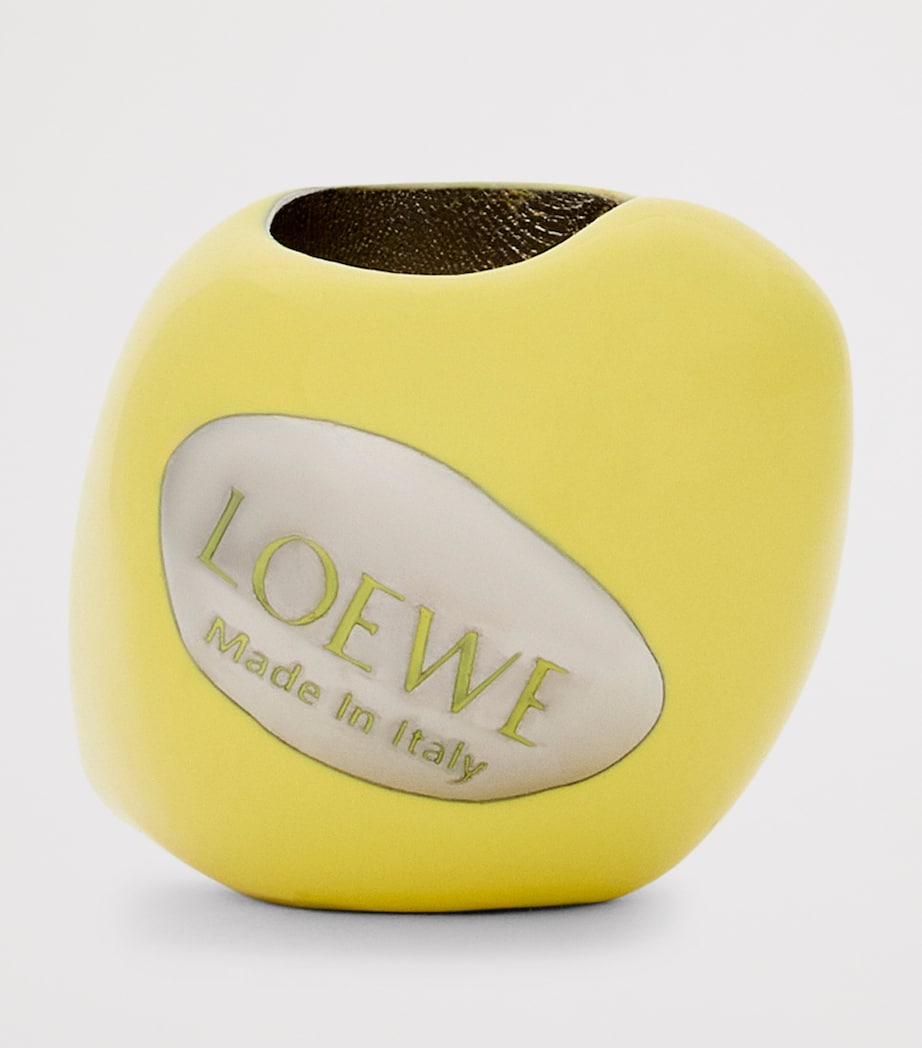 LOEWE Lemon Dice Charm Yellow Image 2