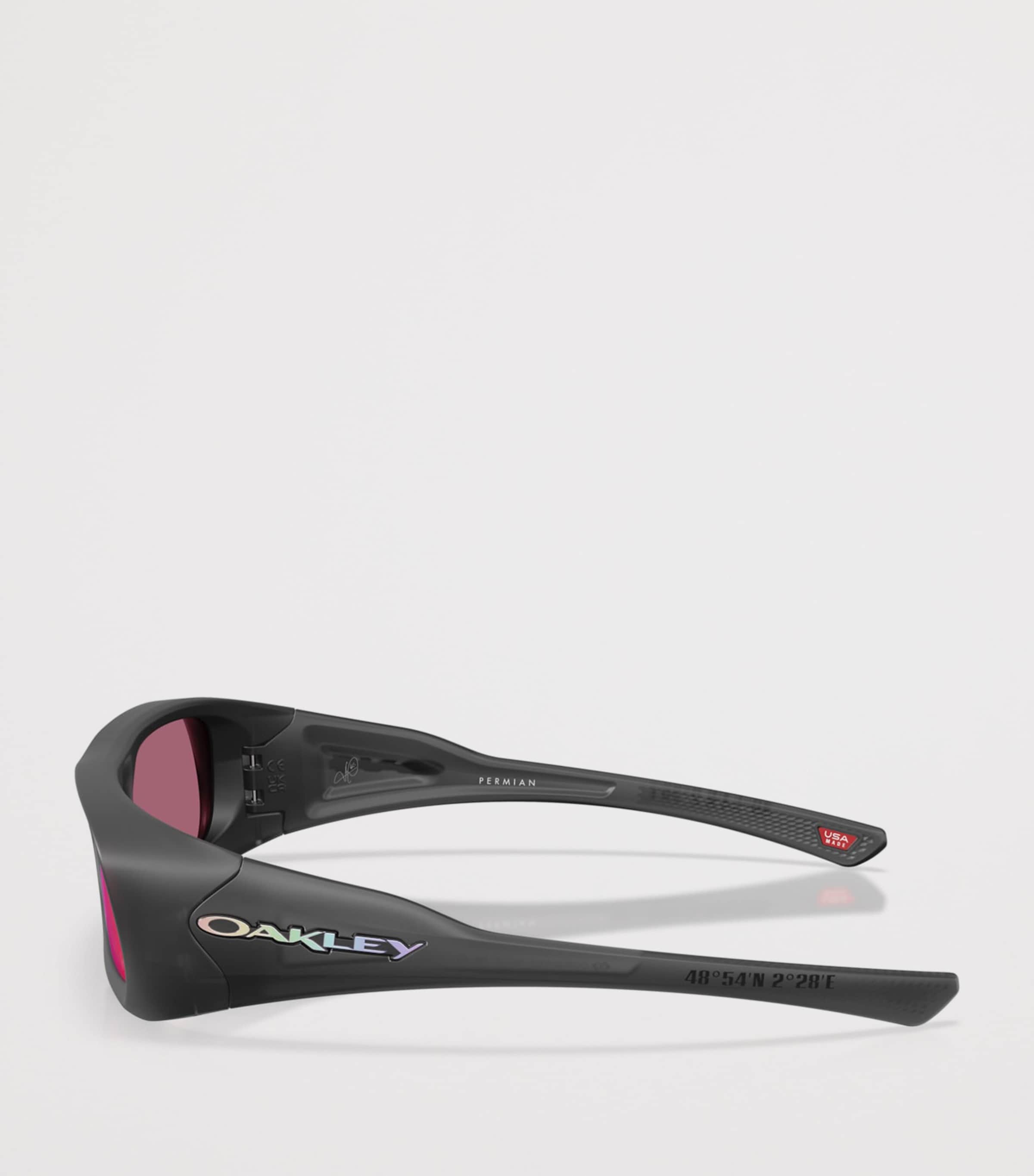 Oakley Kylian Mbappé Signature Series Permian Rectangle Sunglasses Black Image 3