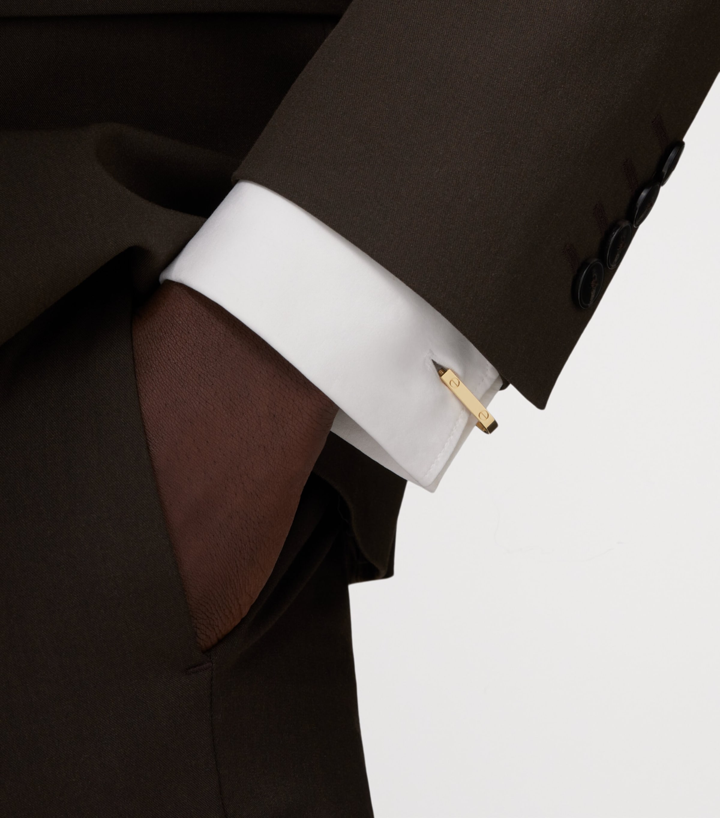 Yellow Gold LOVE Cufflinks YELLOW GOLD Image 2