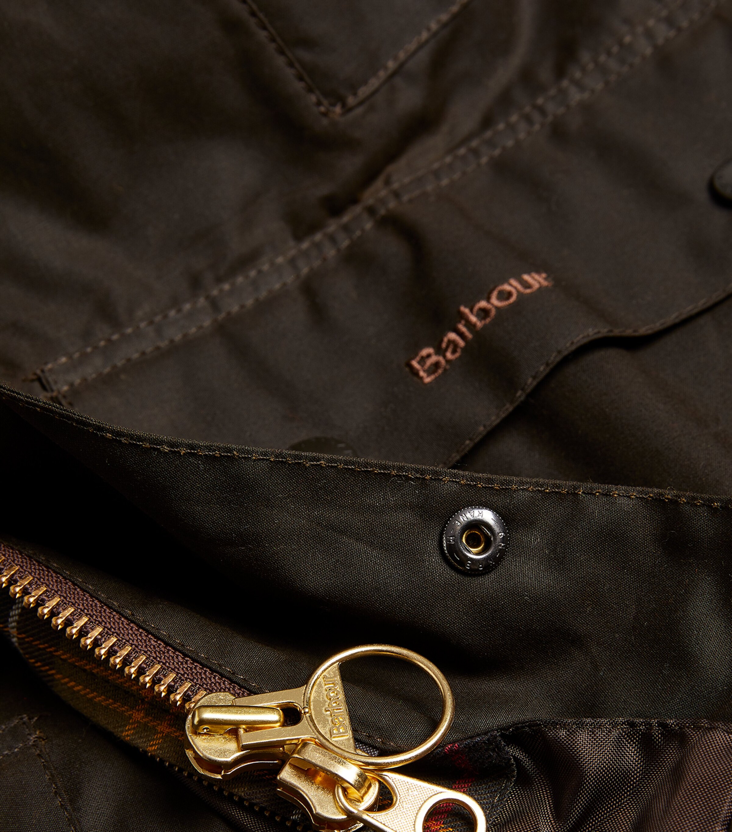 Waxed Bedale Jacket OLIVE Image 12