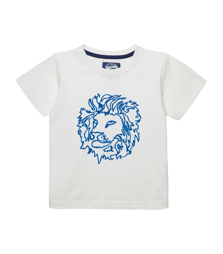 Trotters Cotton Augustus T-Shirt (6t-11 Years) White Image 1