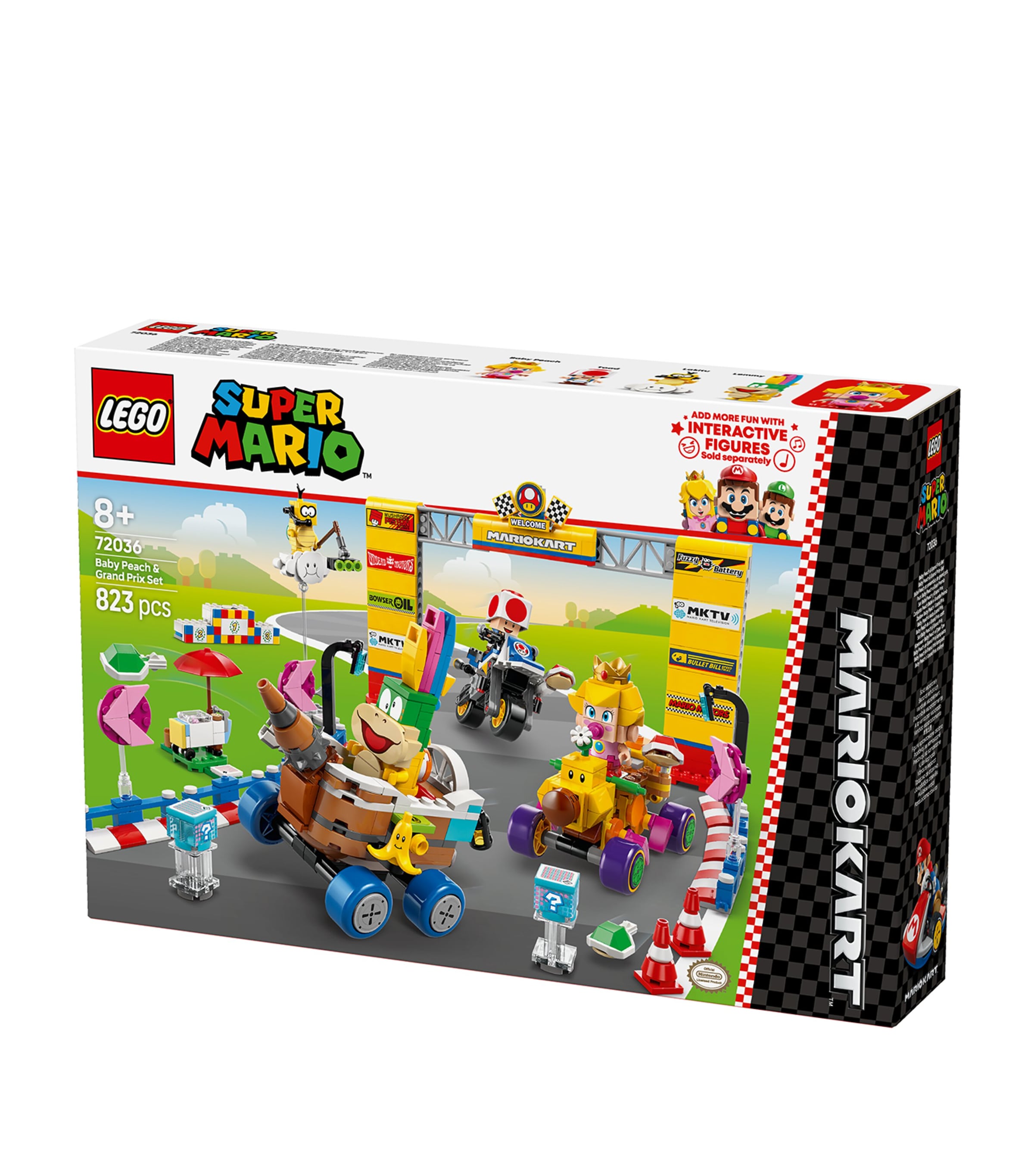 Lego Super Mario: Mario Kart – Baby Peach & Grand Prix Set 72036