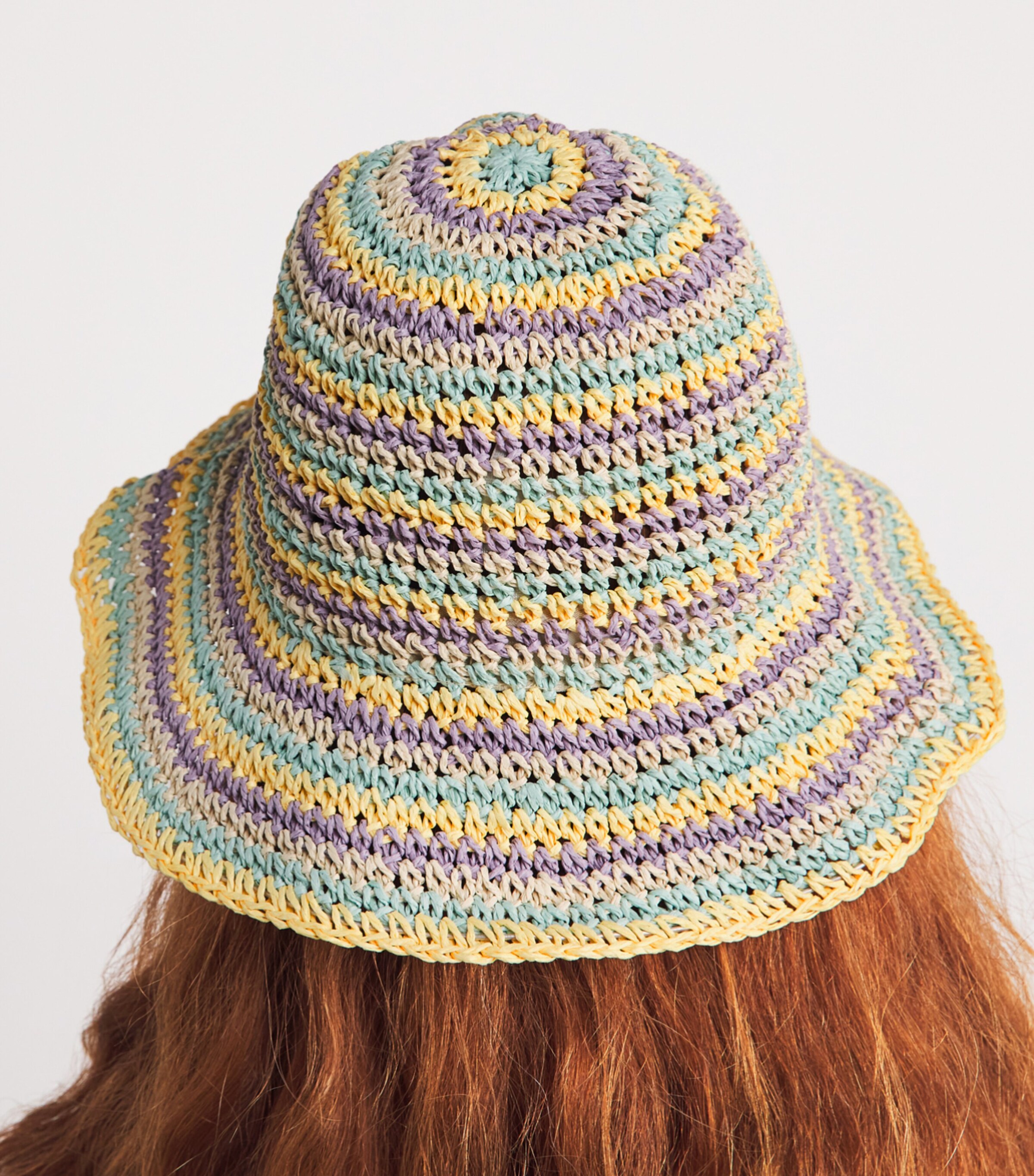 Missoni Multi Crochet Stripe Bucket Hat | Harrods US