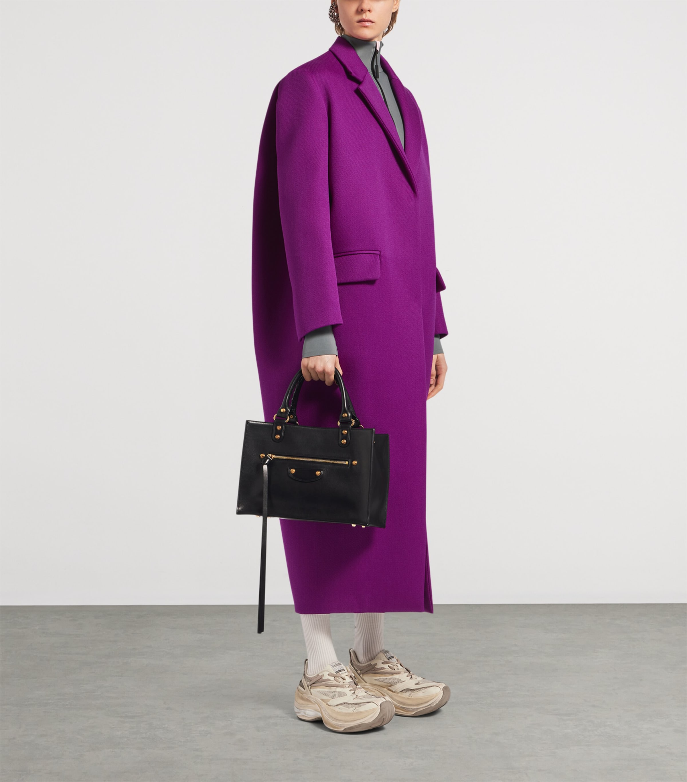 Balenciaga Medium Leather Le City Tote Bag Image 2