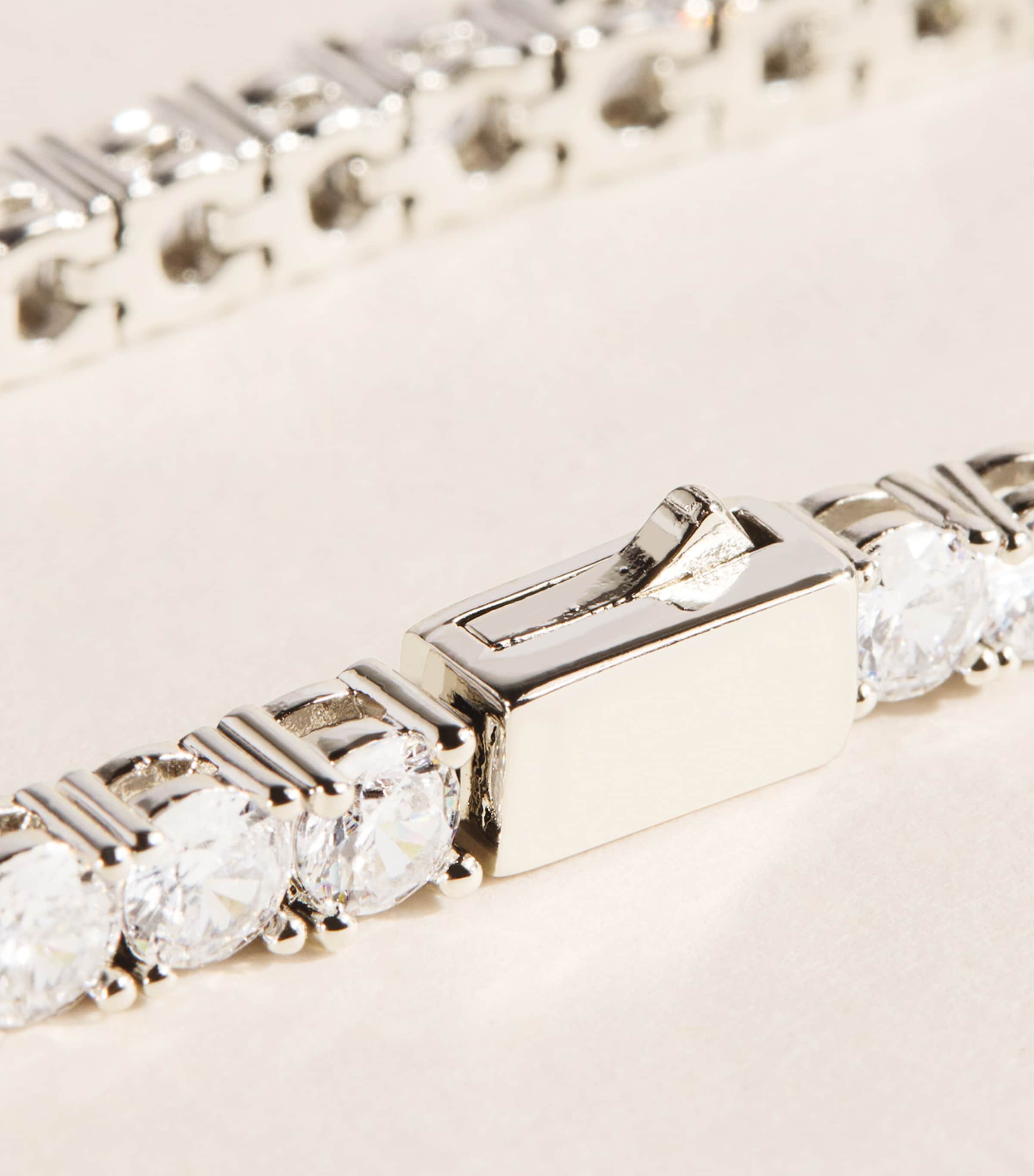 Nialaya Jewelry Silver-Plated Tennis Bracelet Image 3