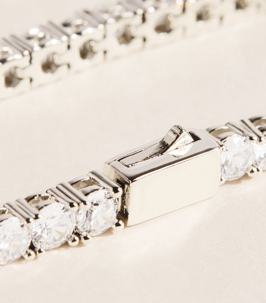Nialaya Jewelry Silver-Plated Tennis Bracelet Image 3