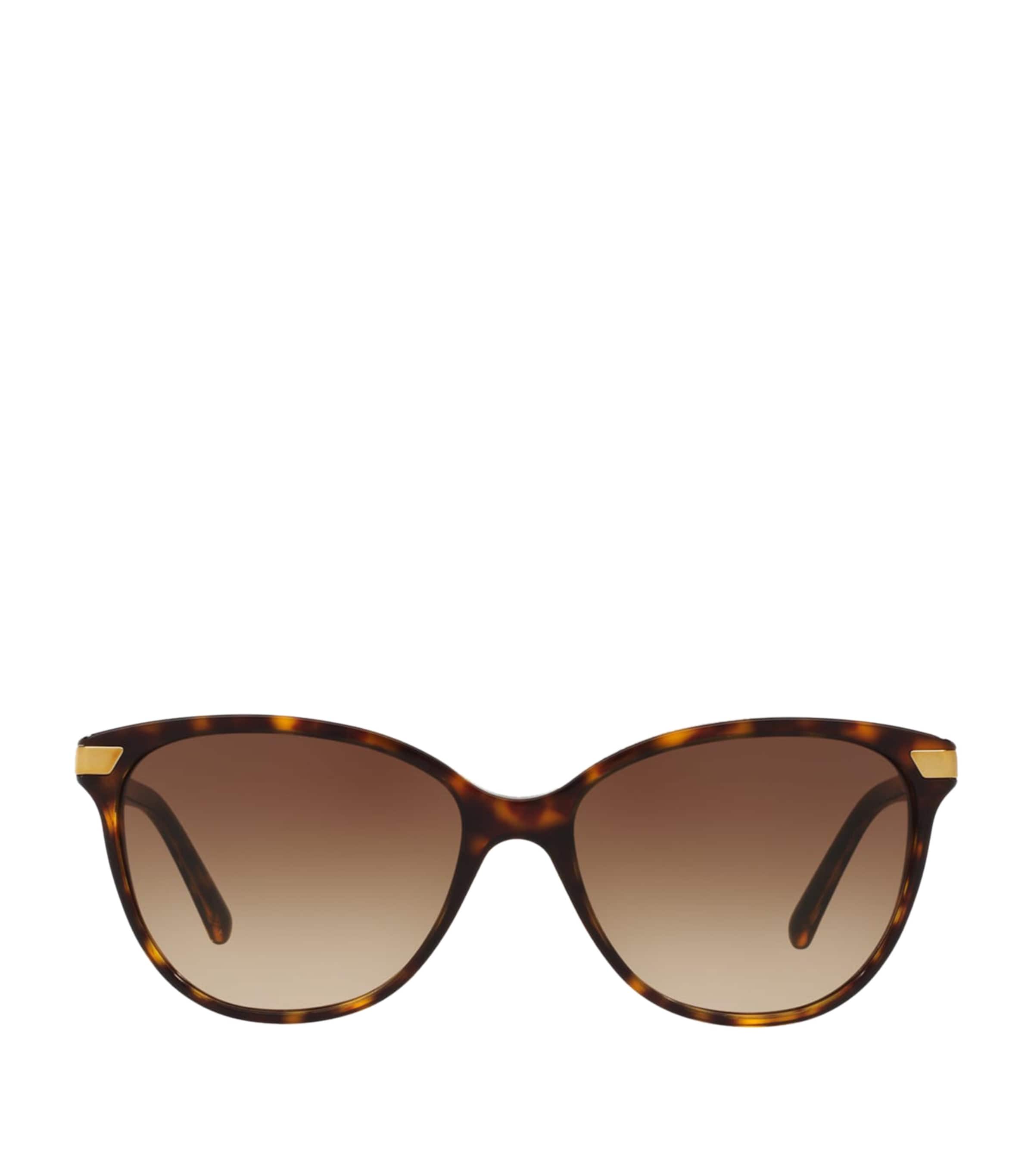 Burberry Womens Be4216 Cat Eye-frame Acetate Sunglasses Brown In Brown