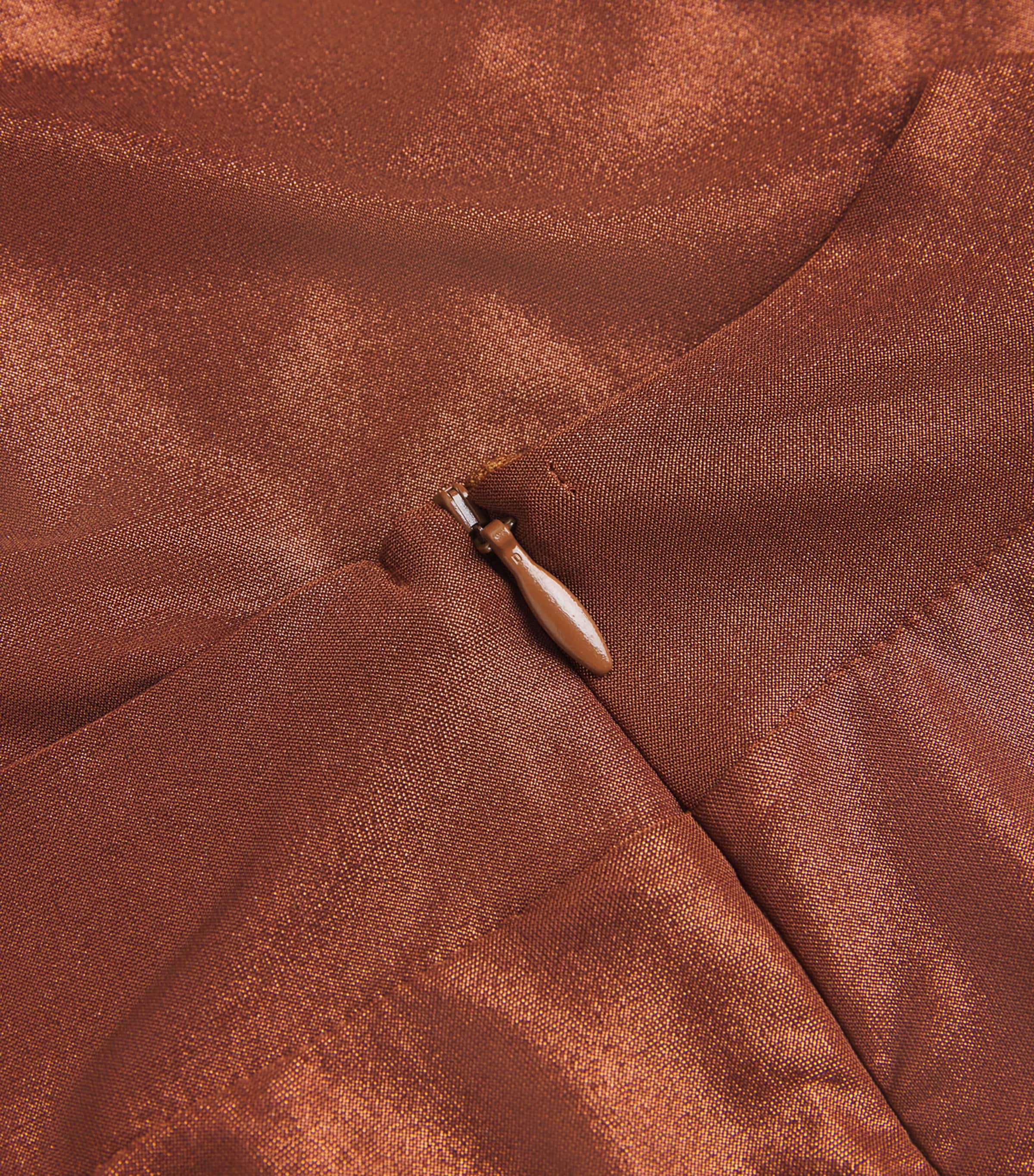 Coated Jersey Bodysuit 244 COPPER Image 5