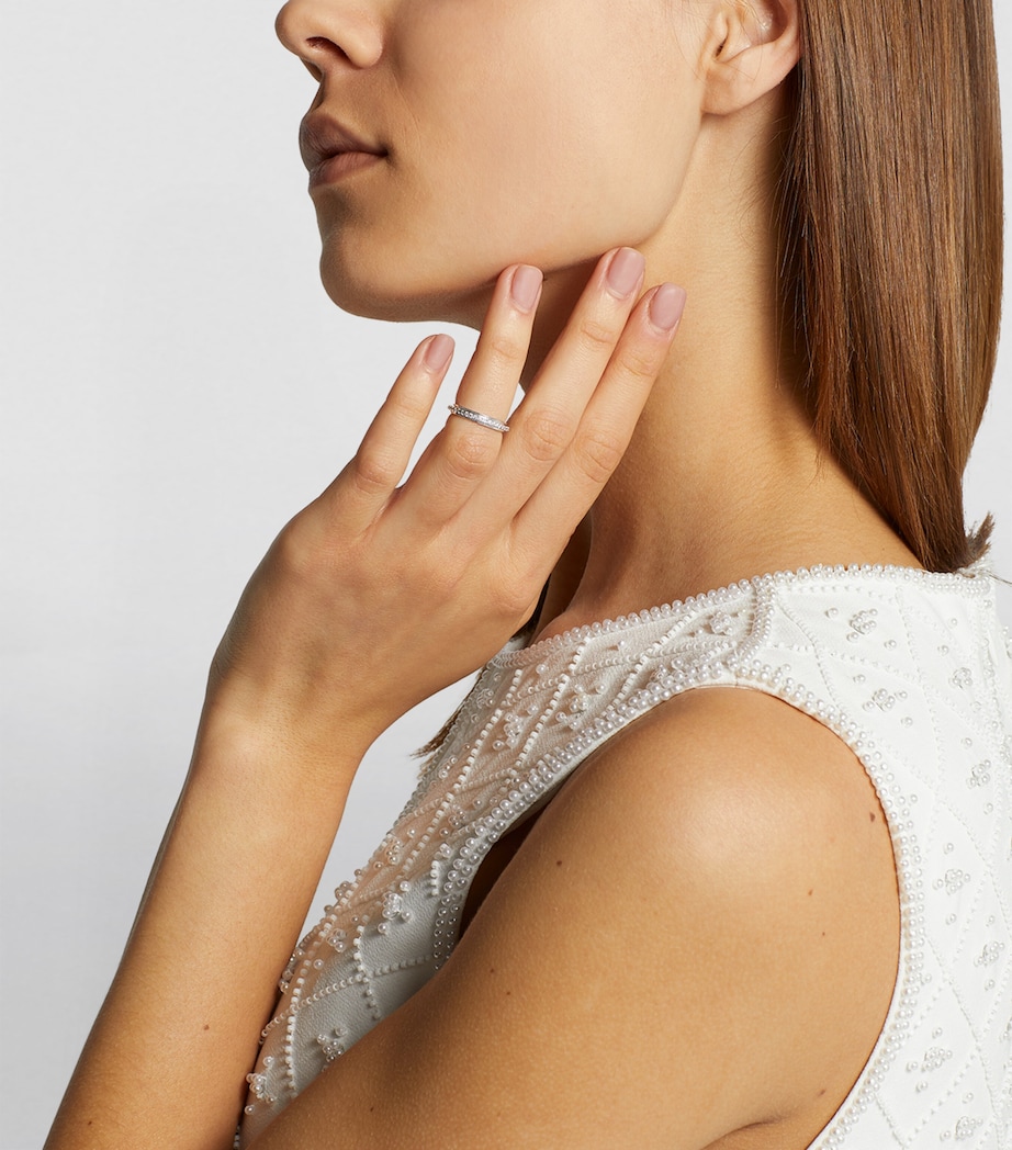 White Gold and Diamond Mini Possession Wedding Ring GOLD Image 3