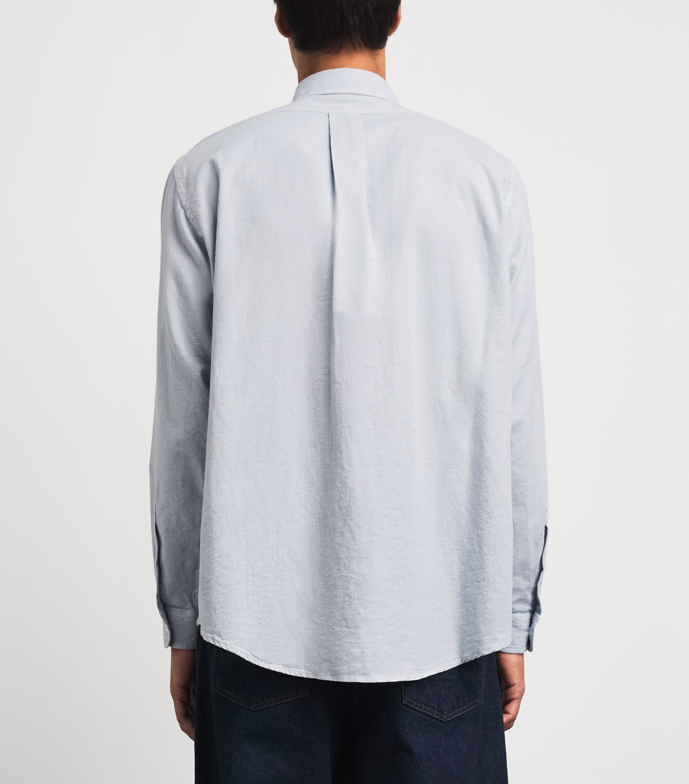 Barena Mens Flannel Shirt Cielo Image 5