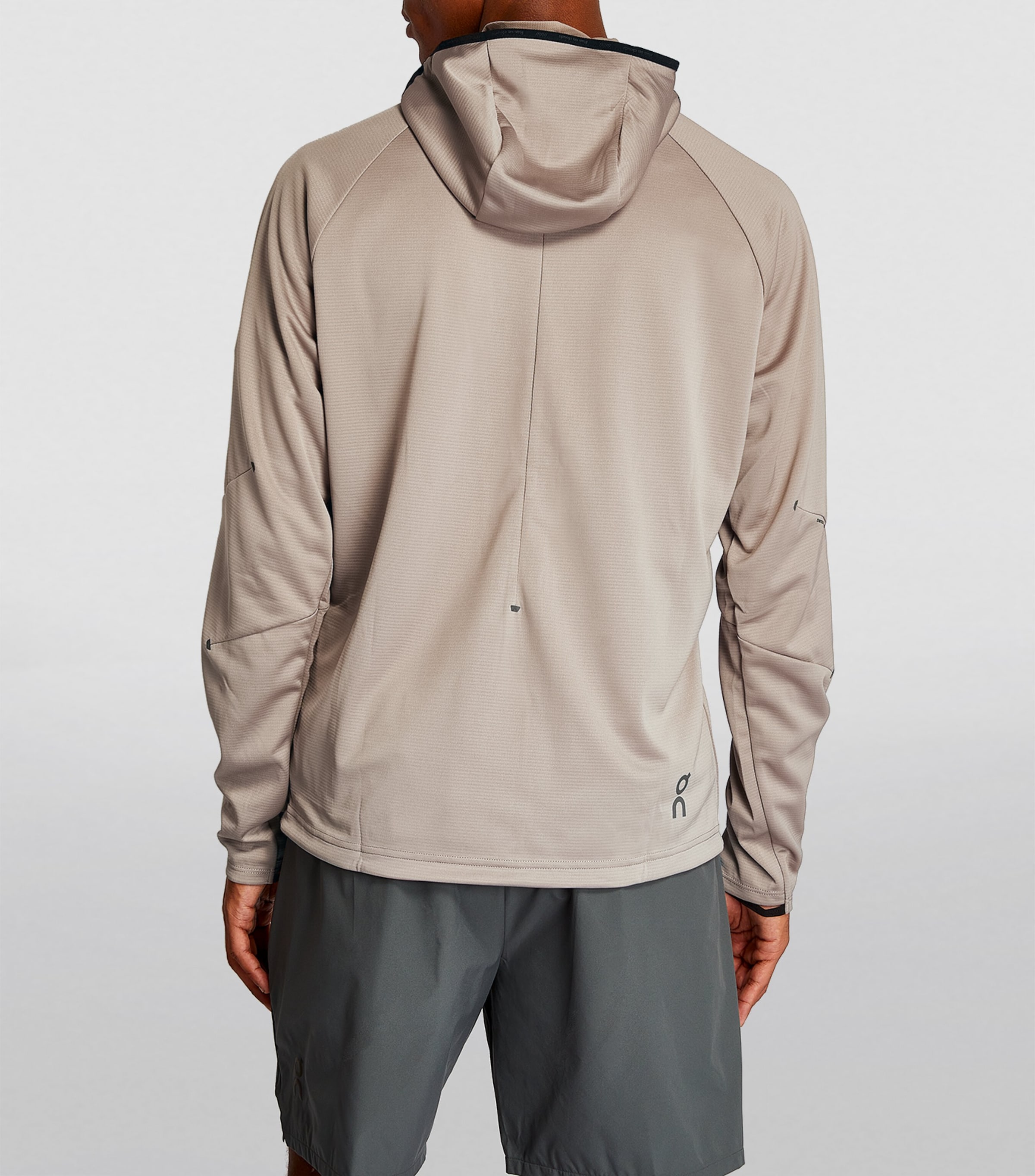 Climate Running Zip-Up Hoodie CINDER Image 4