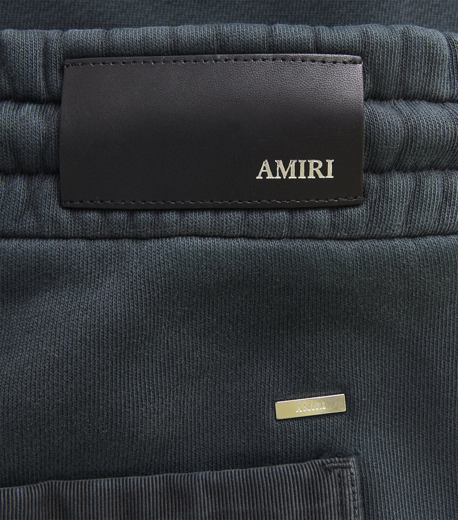 AMIRI Mens Cotton Hollywood Sweatpants Black Image 6