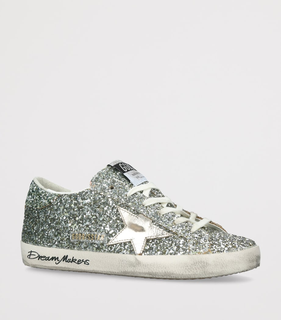 Golden Goose Glitter Super Star Sneakers Silver Image 3