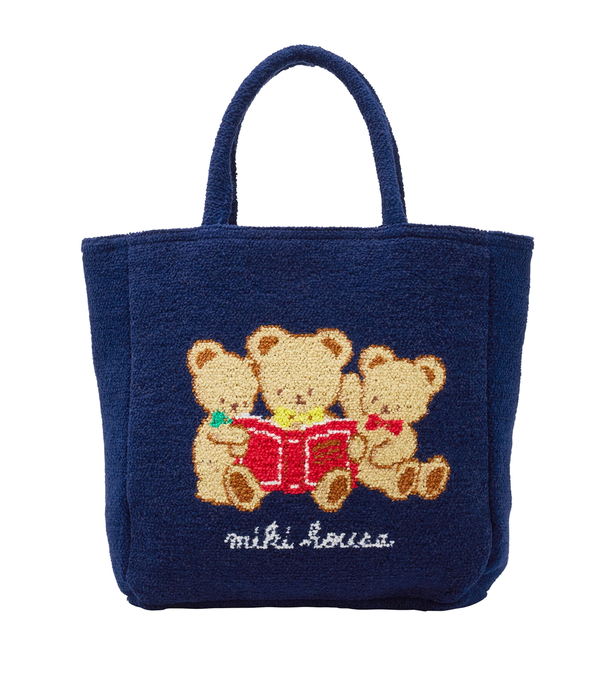 Miki House Cotton Tote Bag | Boys Accessories | Bags & Backpacks | Designers | Miki House