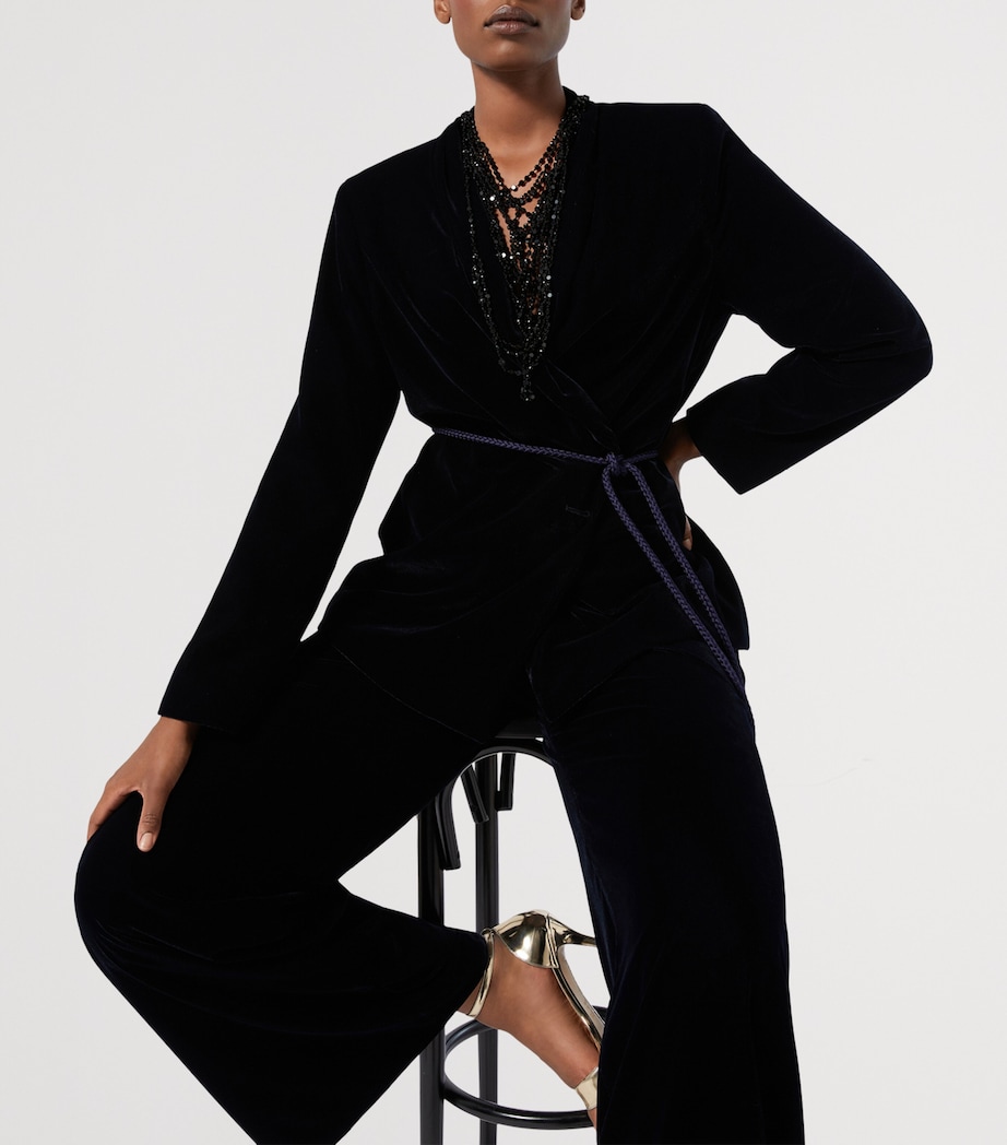 Beaded Multi-Layer Brandy Necklace BLACK Image 3