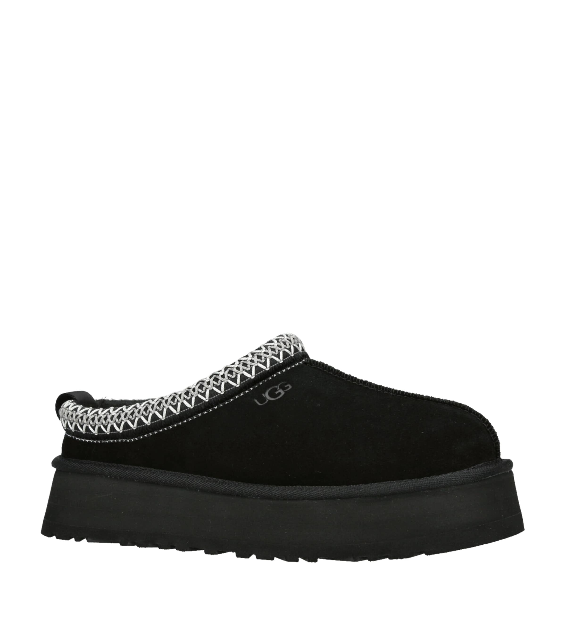 Suede Tazz Slippers BLACK Image 3