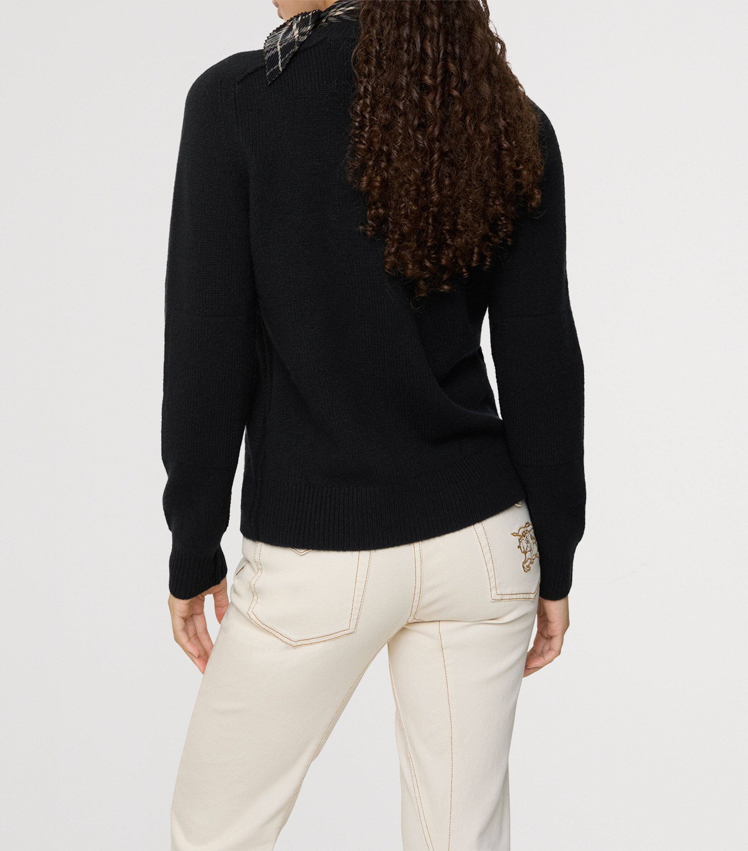 Cashmere EKD Cardigan BLACK Image 3