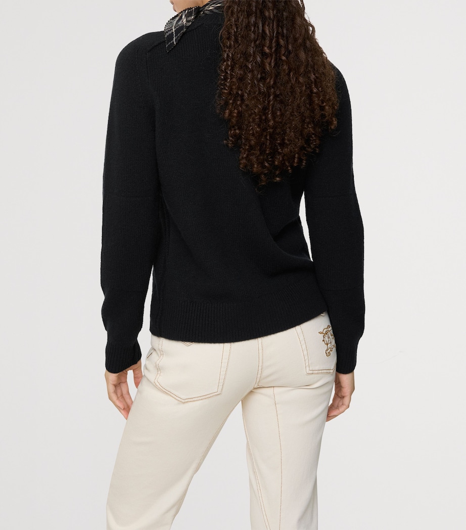 Cashmere EKD Cardigan BLACK Image 3