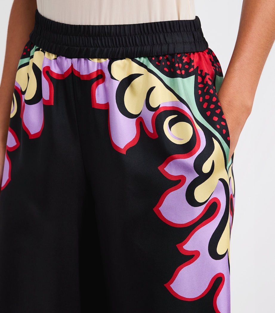 Printed Wide-Leg Palazzo Trousers PU02 PALAZZO PLAC�E Image 6