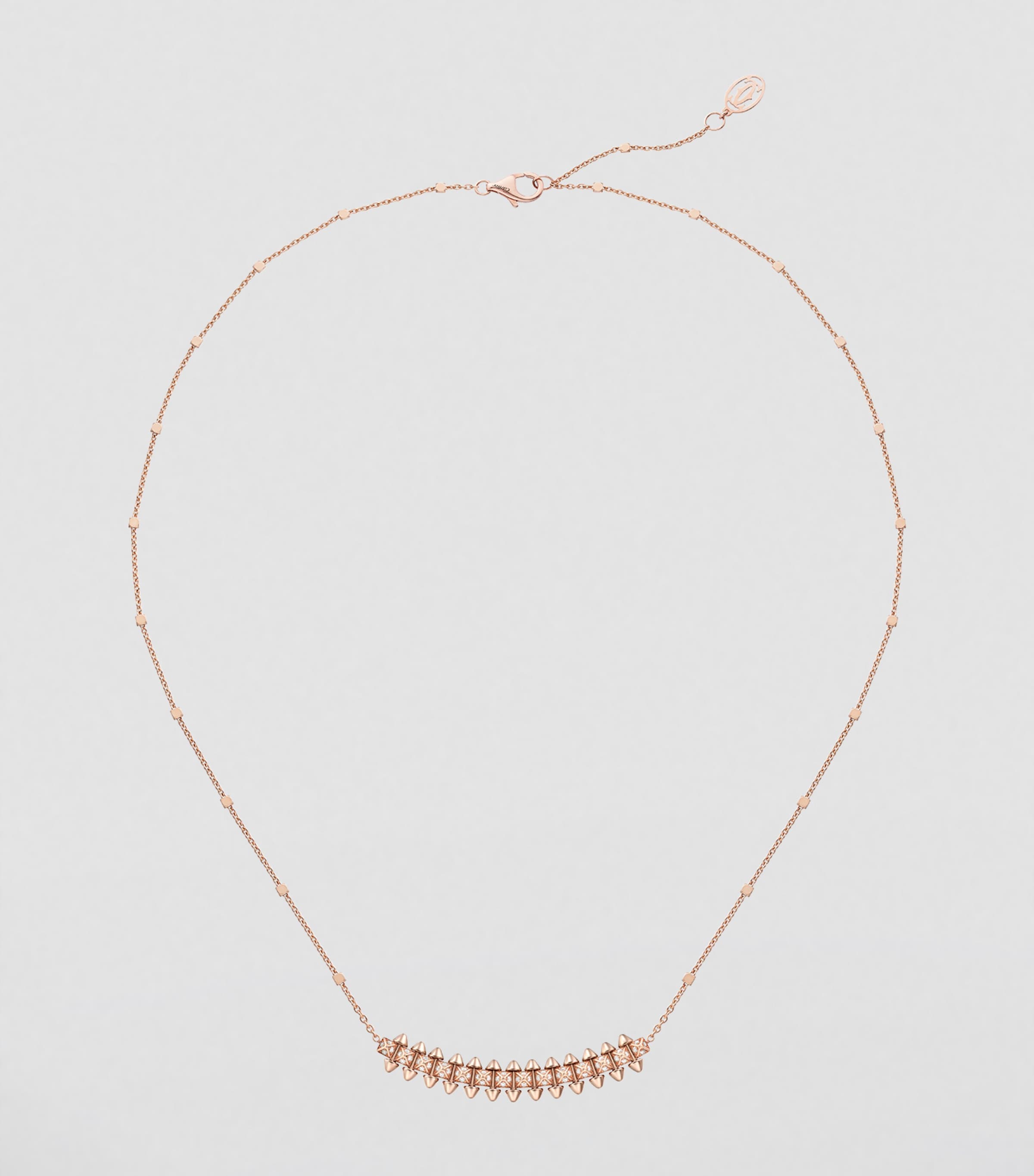 Rose Gold and Diamond Clash de Cartier Necklace ROSE GOLD Image 3