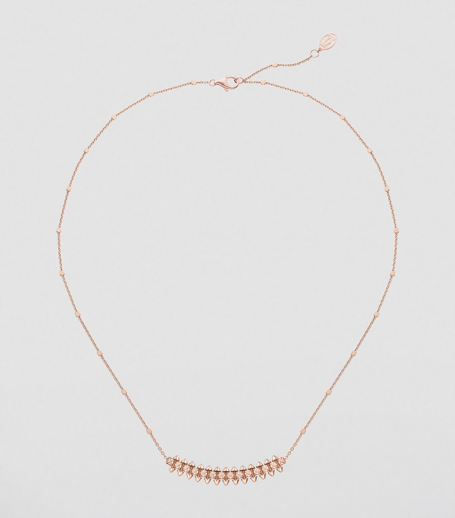 Rose Gold and Diamond Clash de Cartier Necklace ROSE GOLD Image 3