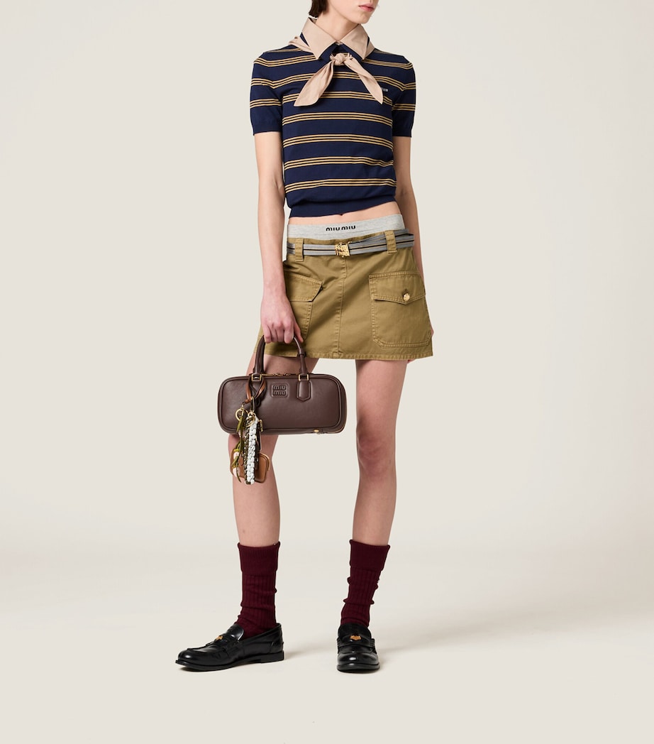 Cotton Utility Mini Skirt F0393 Image 2