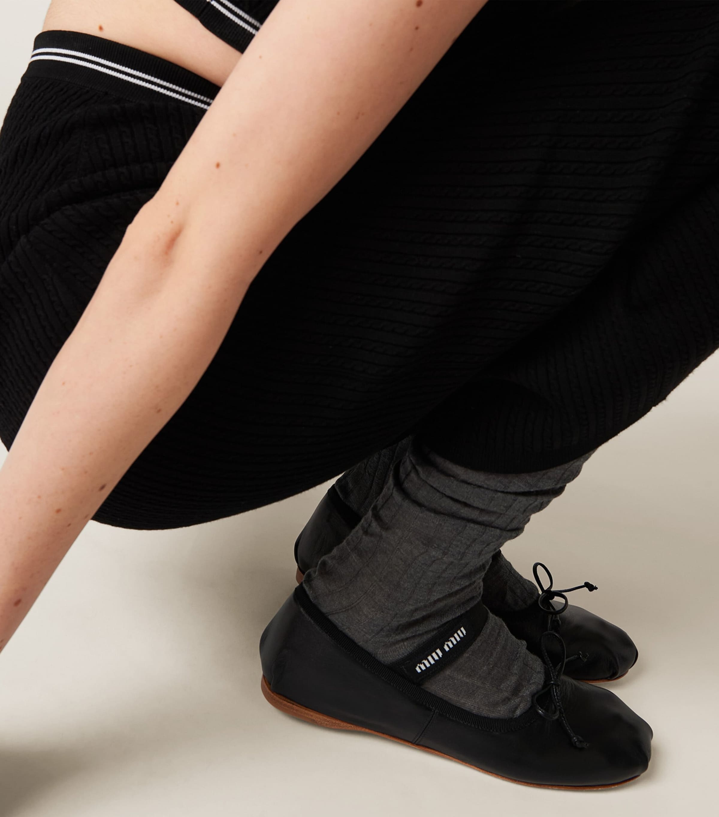 Leather Ballet Flats F0002 Image 2