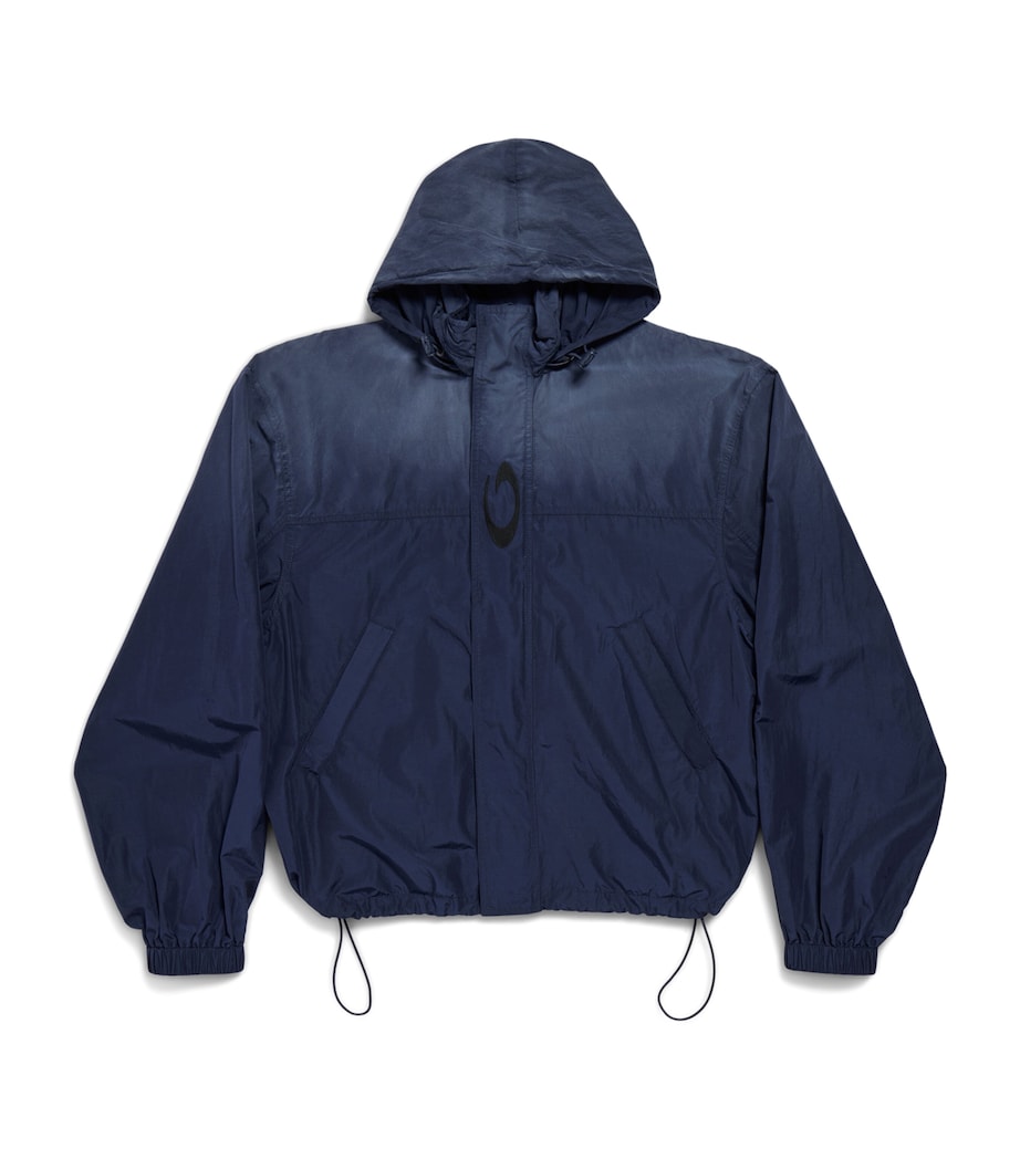Balenciaga Mens Cotton-Blend Rain Jacket Image 1