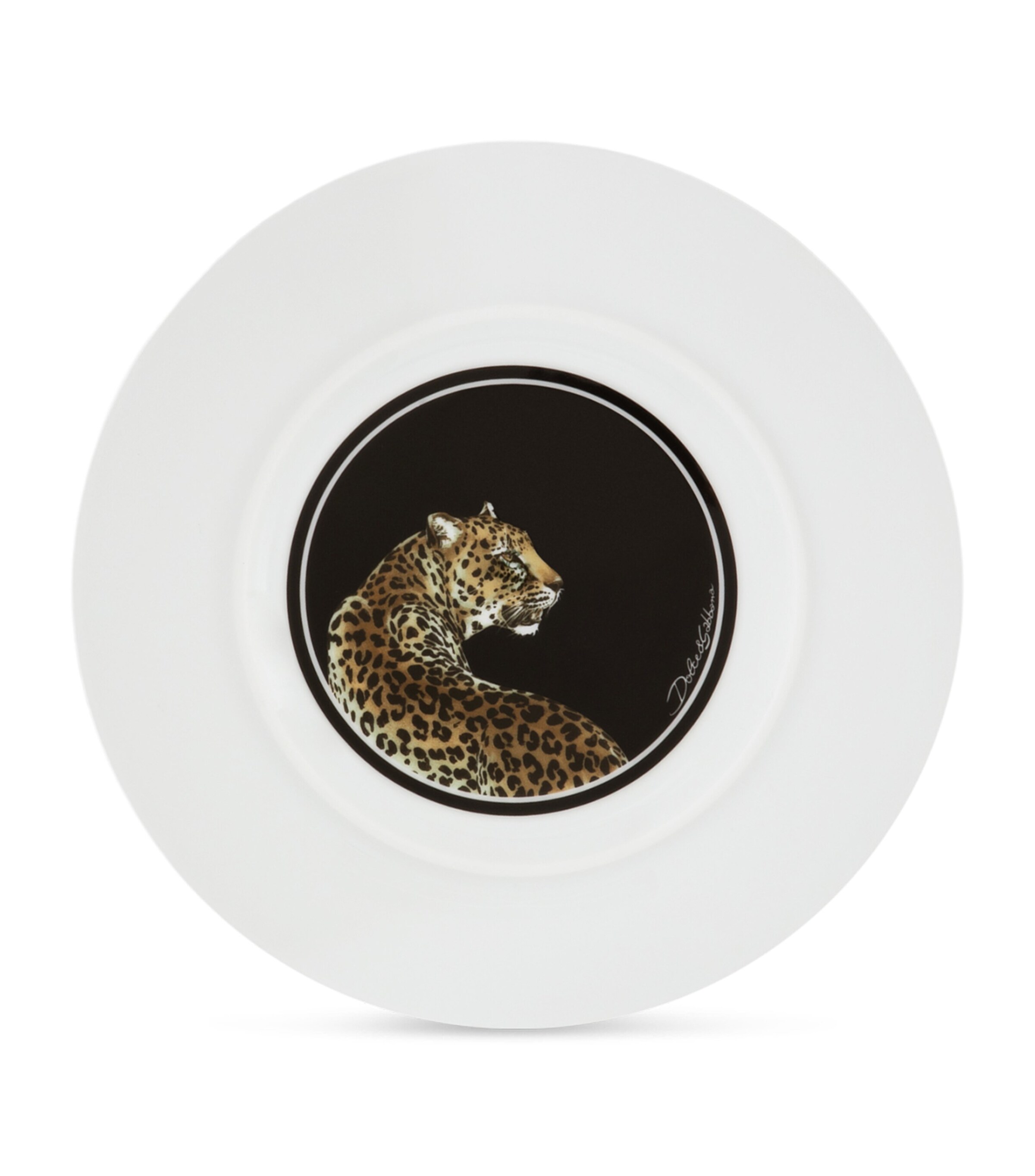 Set of Two Leopard Print Dinner Plates (26cm) UL003 LEOPARDO Image 2