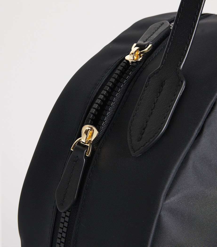 Harrods Nylon Backpack Black Image 5