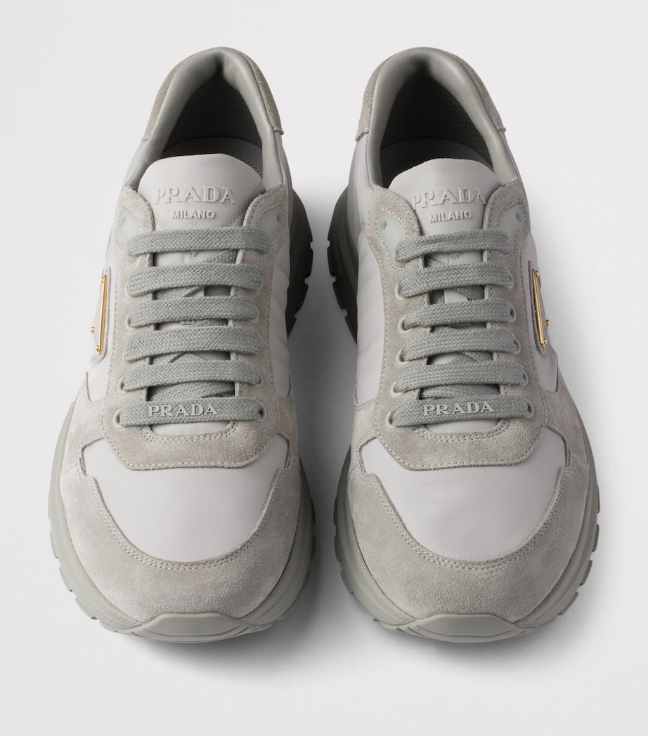 Re-Nylon and Suede Prax 2.0 Sneakers F0424 Image 3