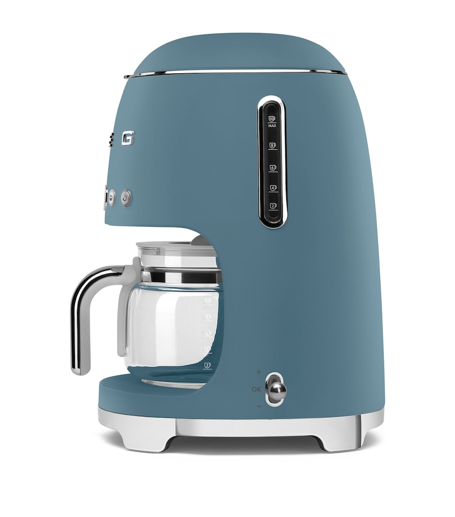 Smeg Drip Filter Coffee Machine Matte Storm Blue Image 2
