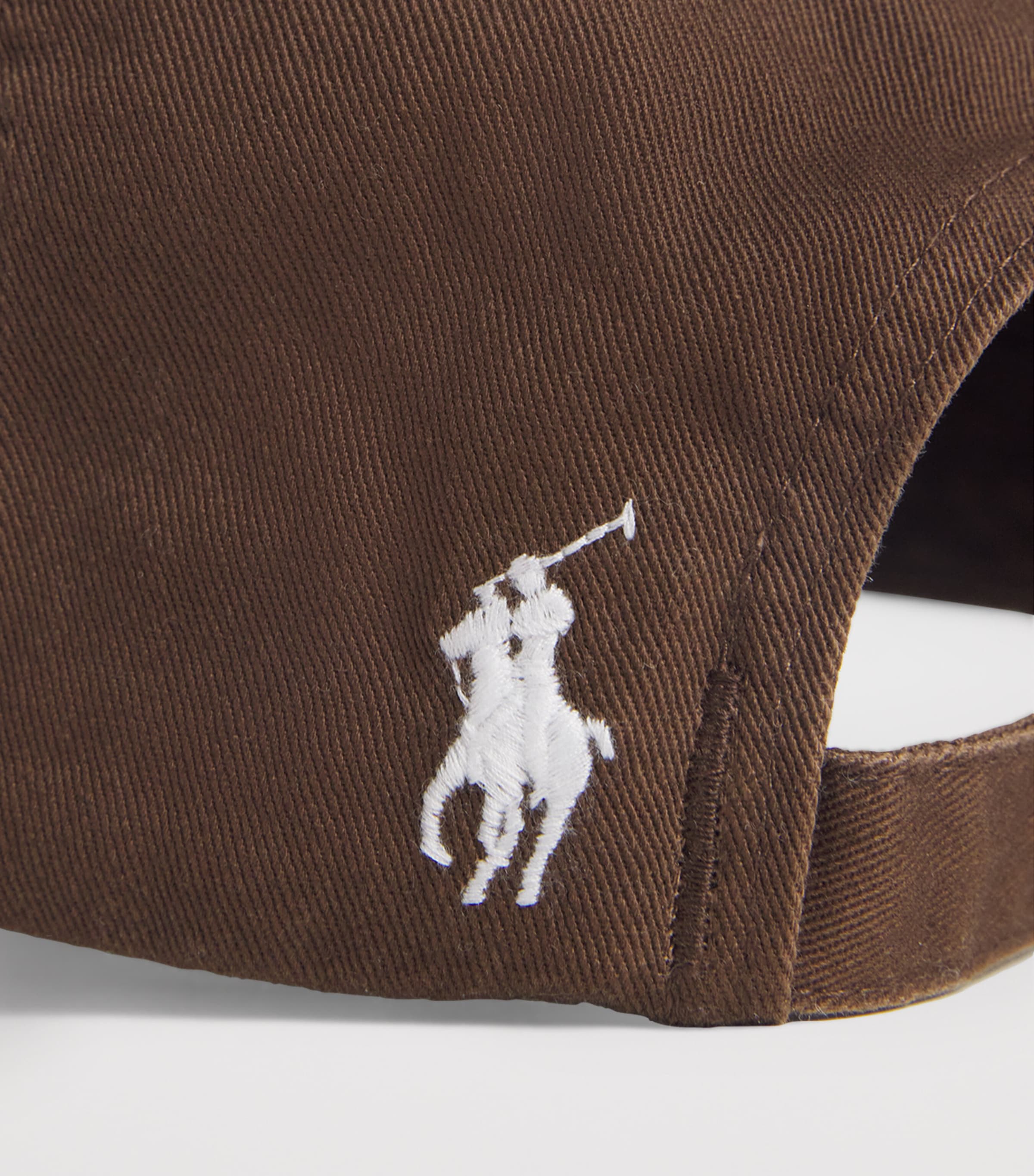 Polo Ralph Lauren Embroidered Crest Cap Branch Brown Image 4