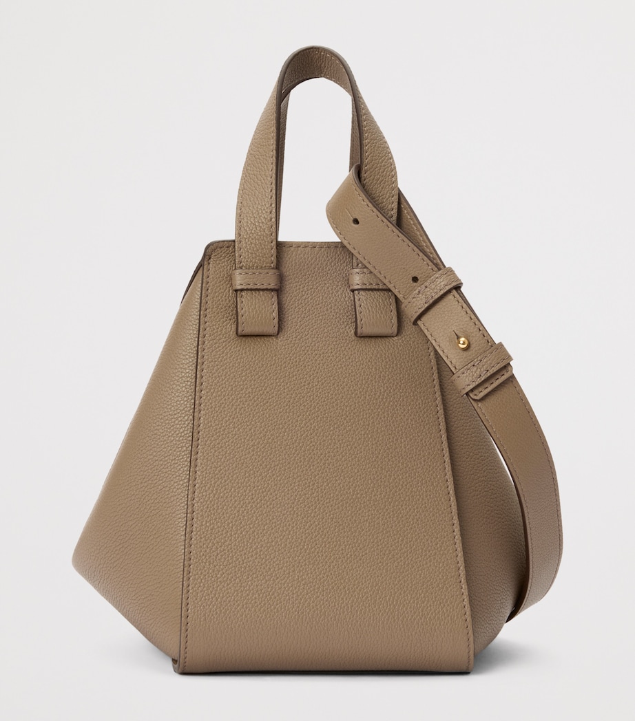 Leather Hammock Top-Handle Bag TAUPE Image 4
