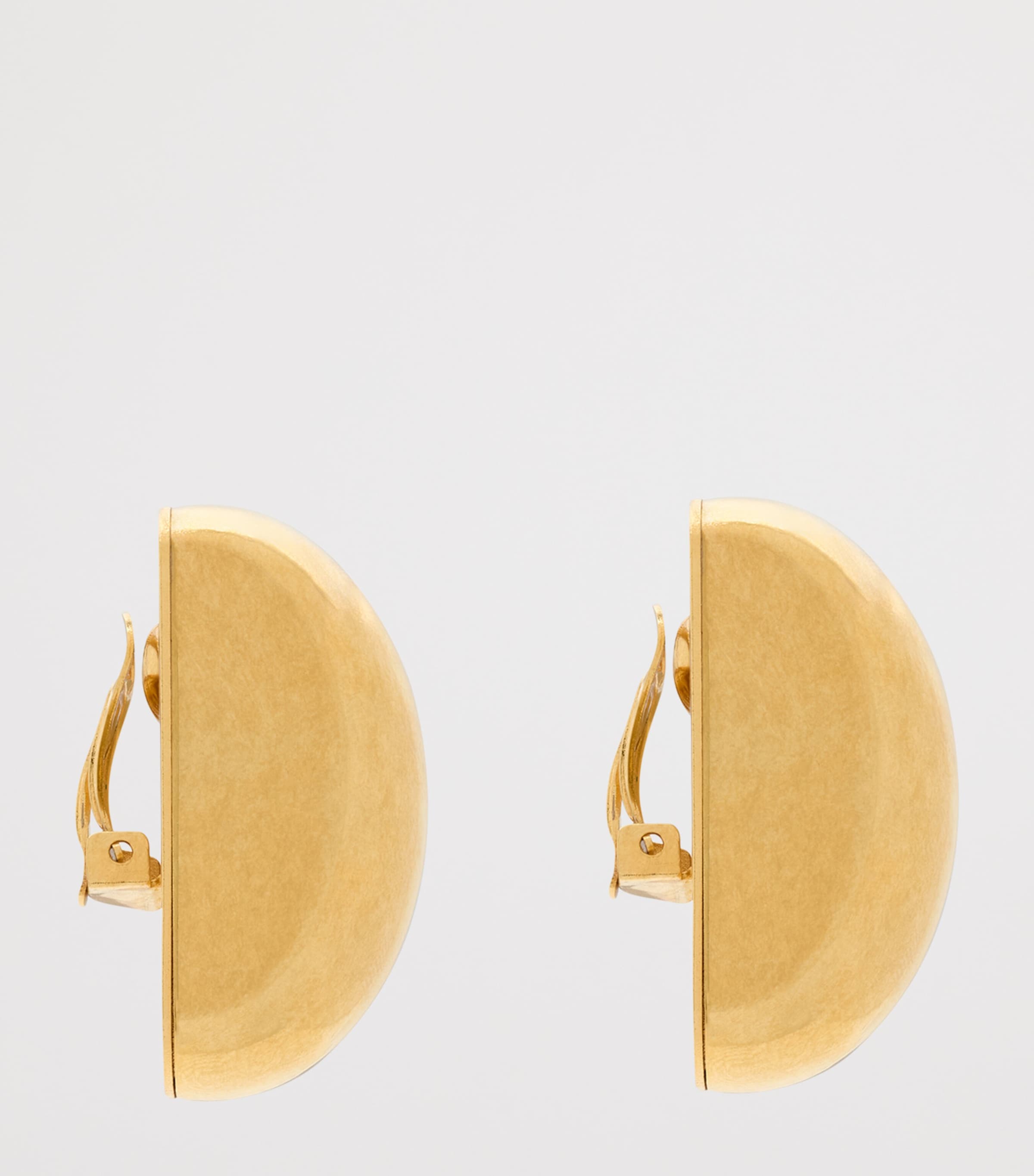 Saint Laurent Double Domed Clip-On Earrings Image 3