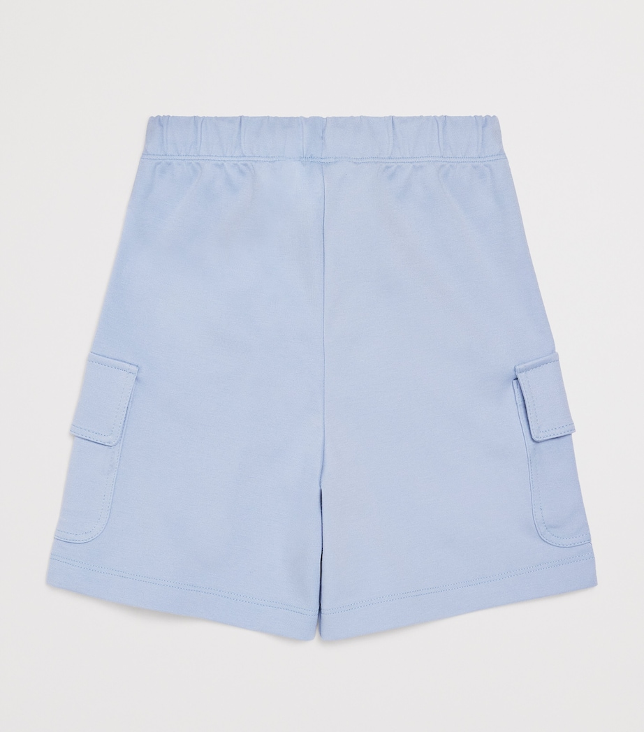 Palm Angels Kids Track Cargo Shorts (4-12+ Years) Bimbo/bby Blu Image 2