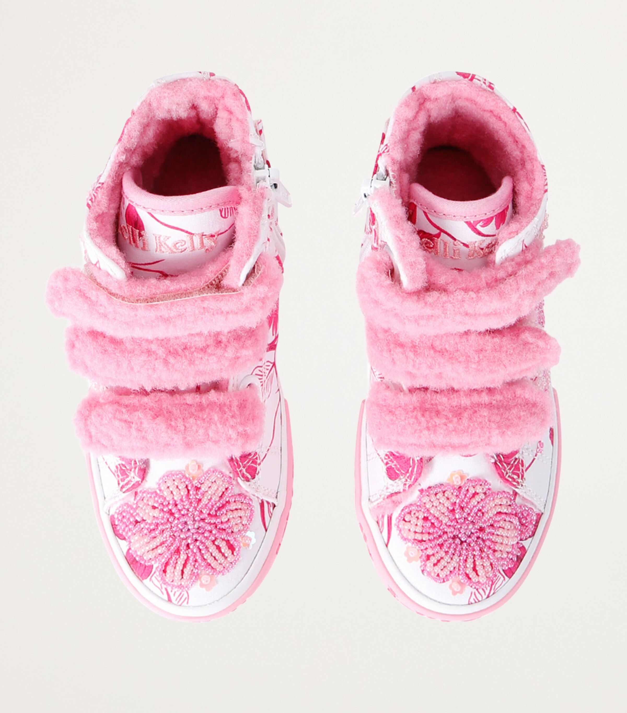 Lelli Kelly Beaded Brooke High-Top Sneakers White/oth Image 4