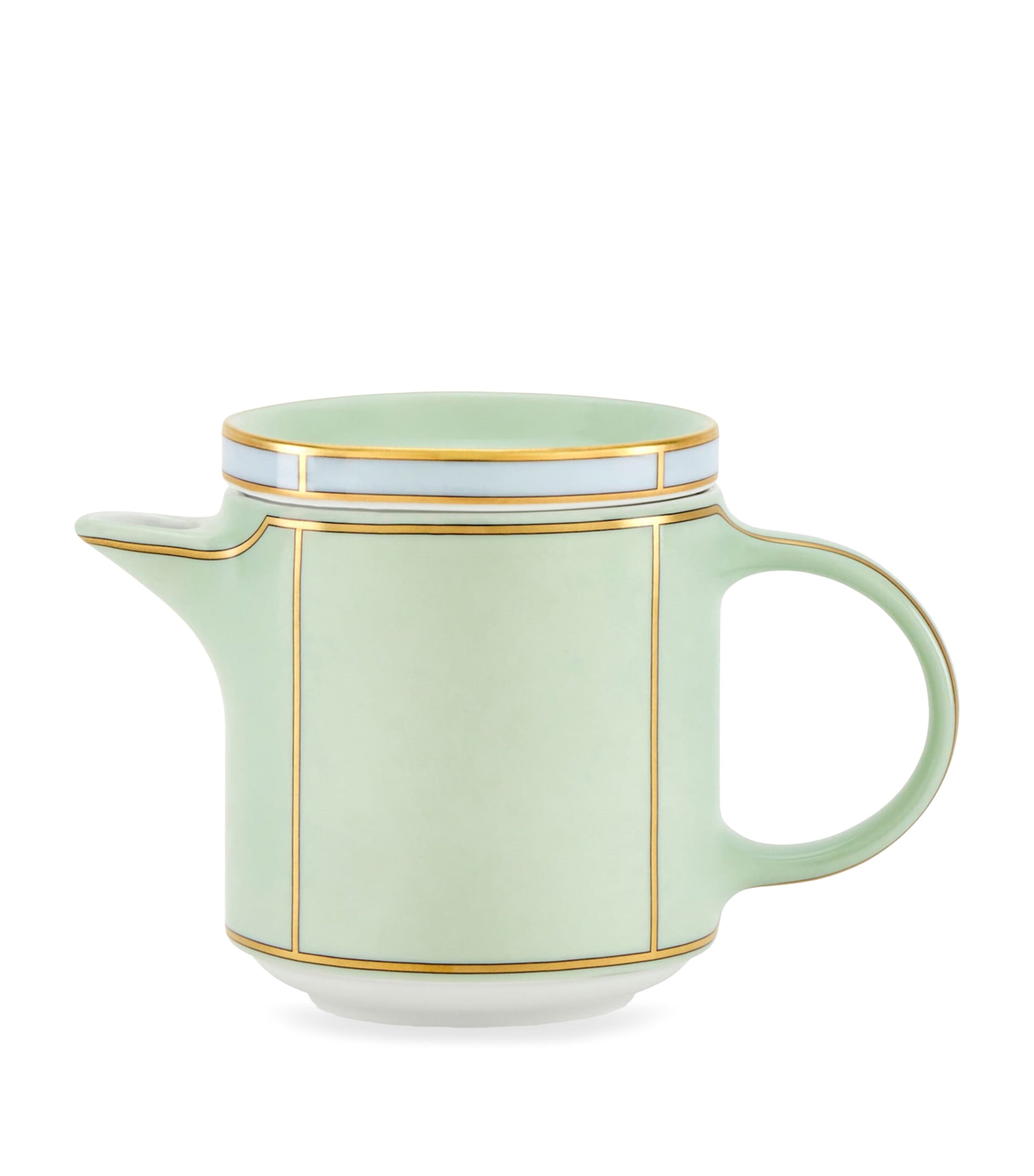 GINORI 1735 Porcelain Colonna Diva Verde Coffee Pot (500ml) Image 4