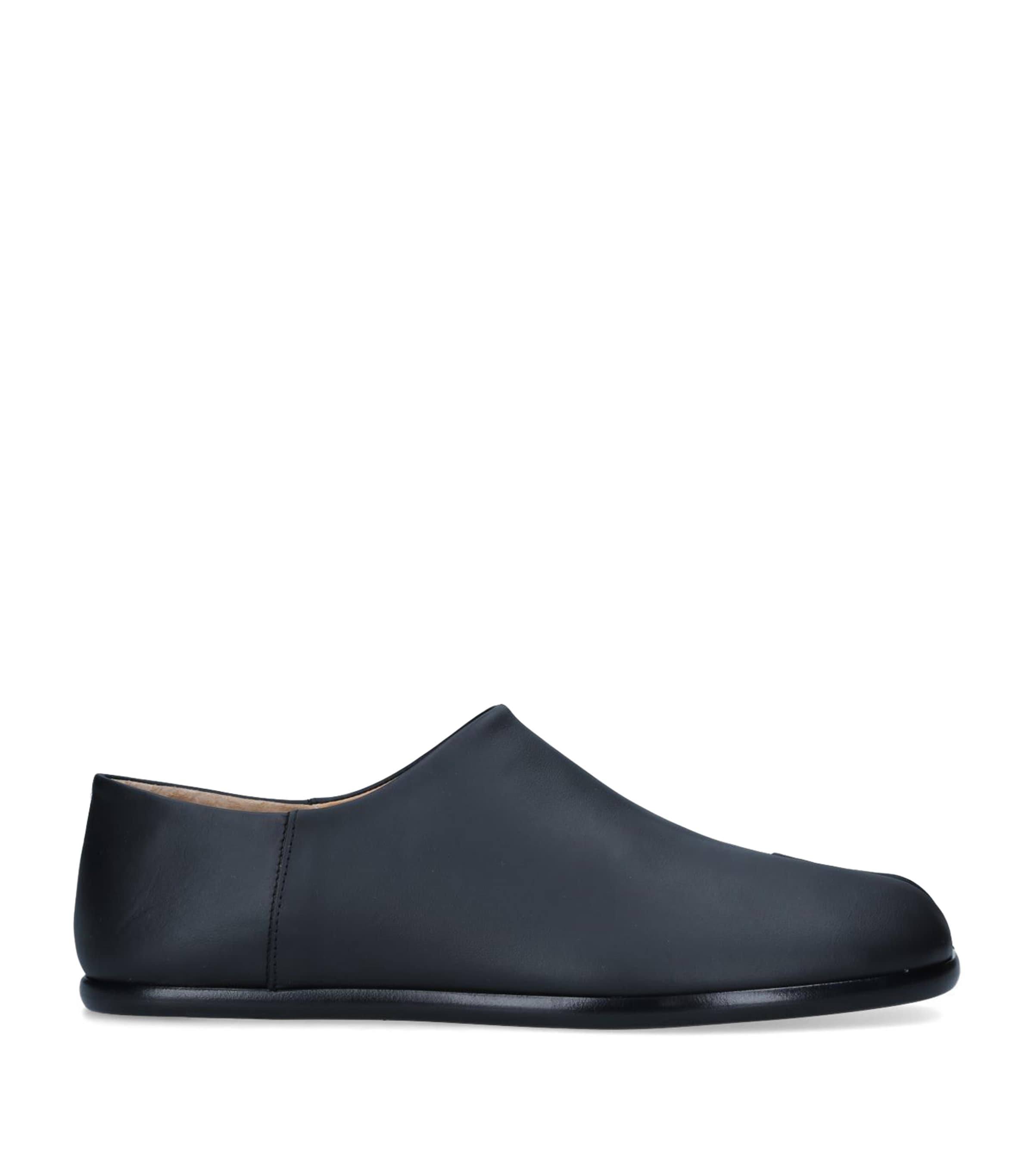 Maison Margiela Nappa Leather Tabi Babouche Mules In Black