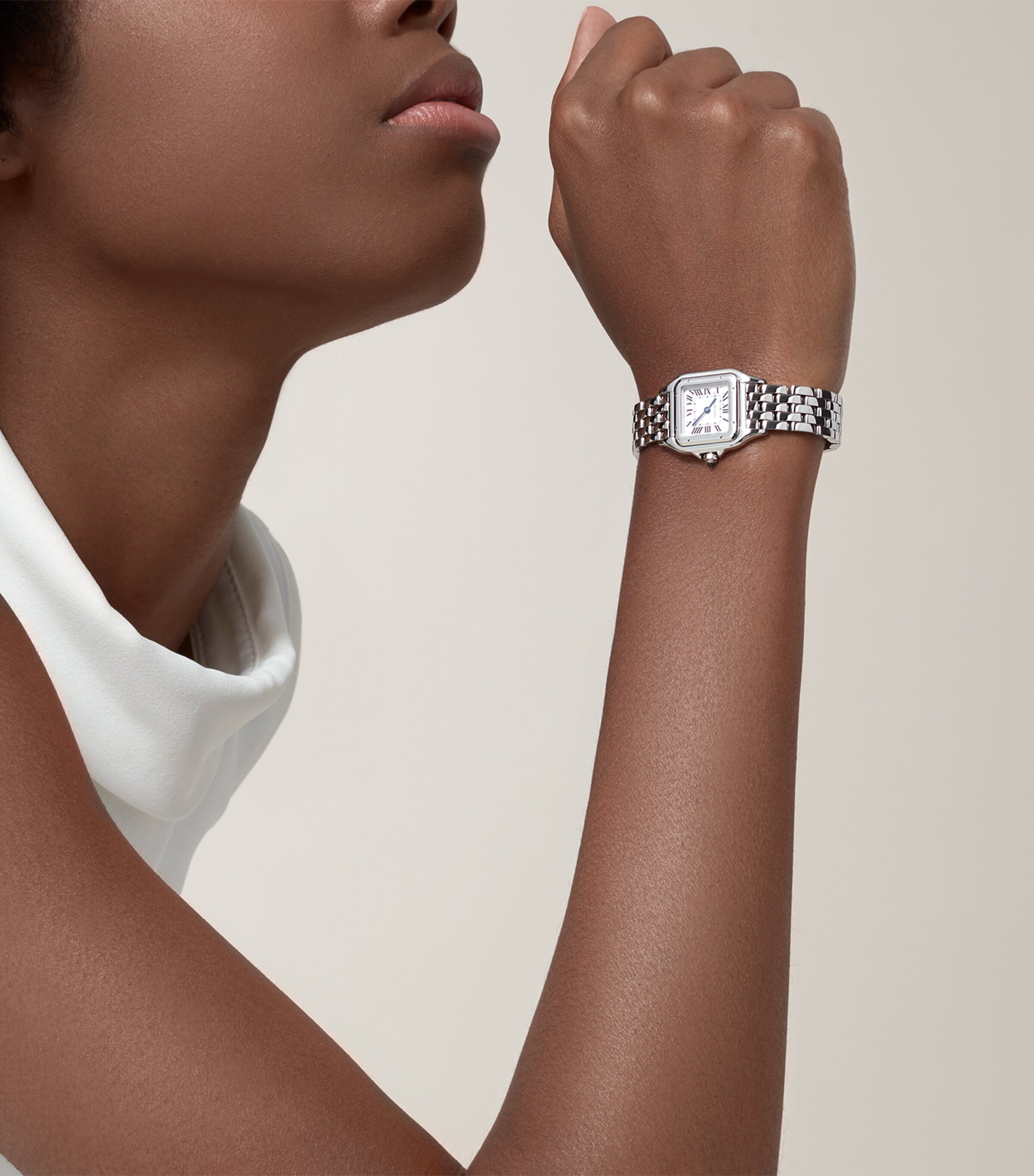 Cartier Small Stainless Steel Panthère de Cartier Watch 22mm Grey Image 2