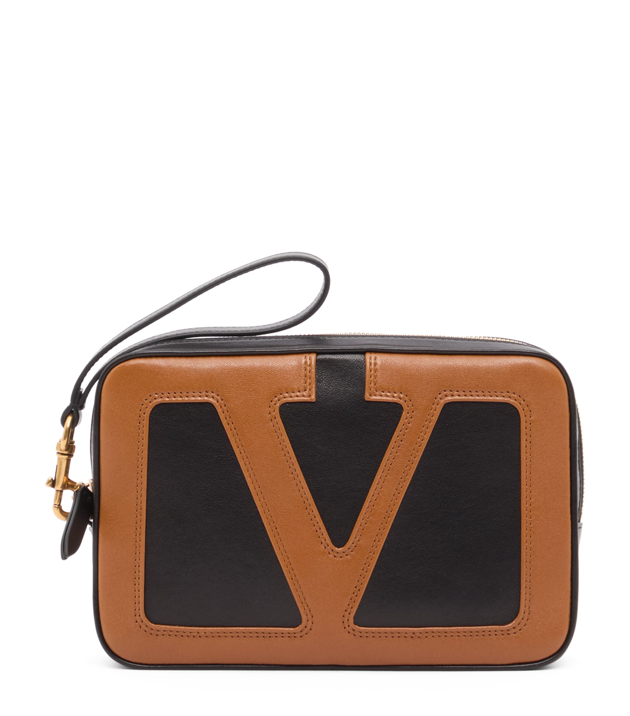 Valentino Leather Vlogo Viva Superstar Pouch