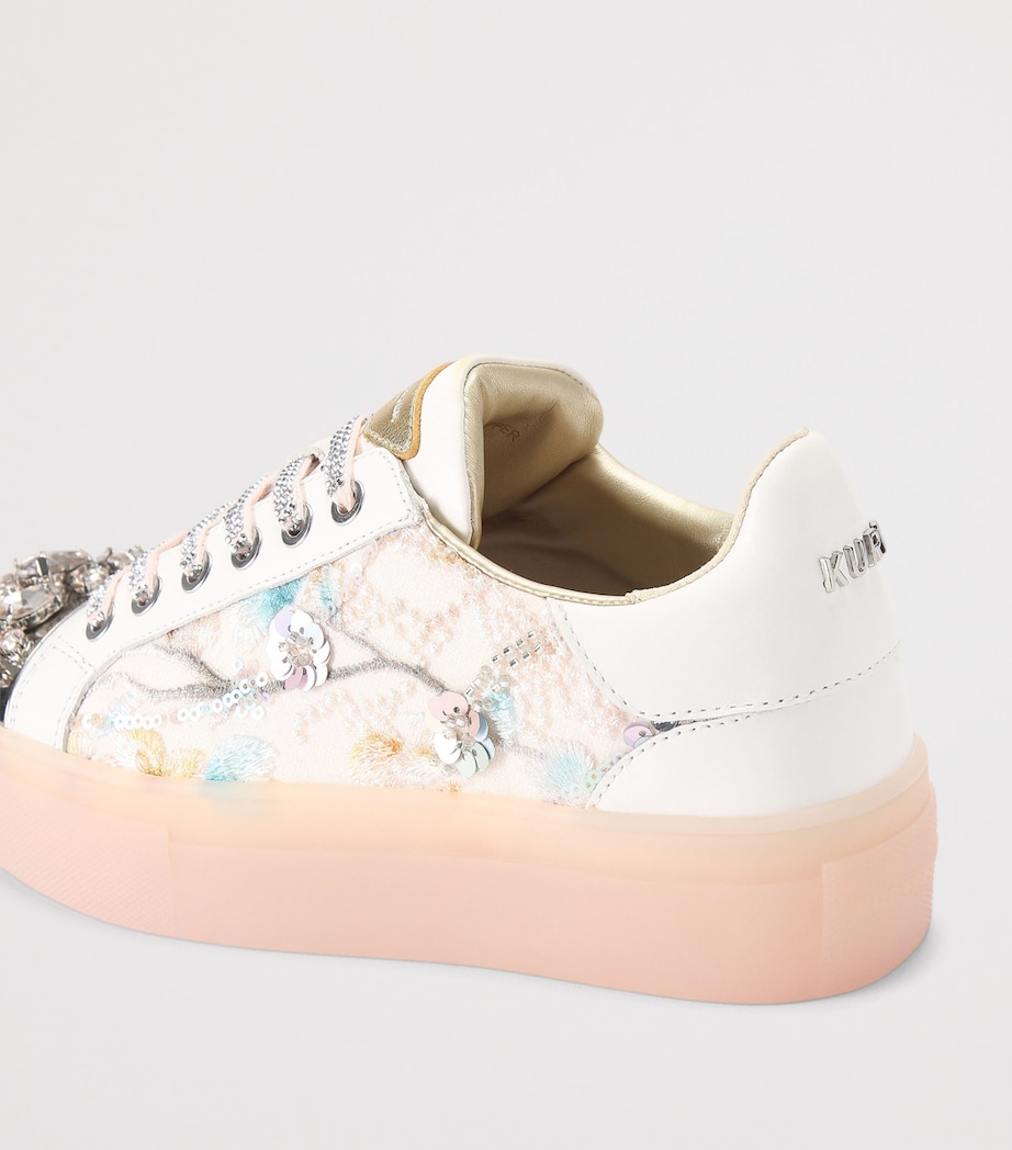 Embellished Cupsole Sneakers WHITE/OTH Image 2