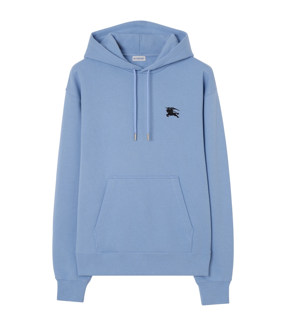 Burberry Mens EKD Stamp Hoodie Cornflower Blue Image 1
