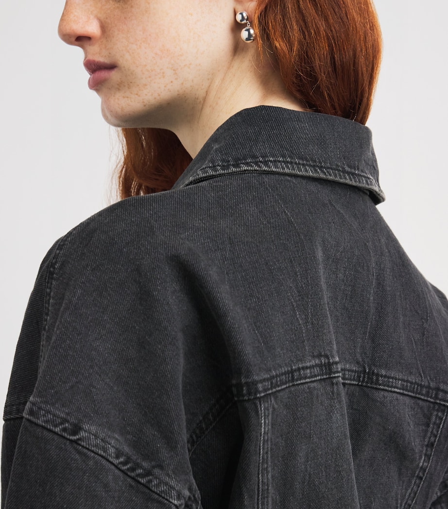 Denim Shaped Mini Dress K418 Image 4