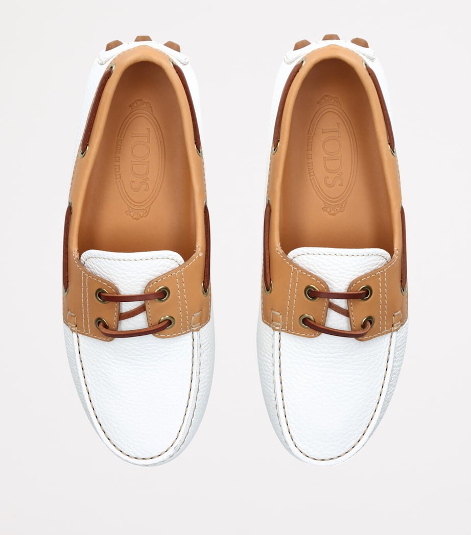 Suede Gommino Macro Loafers WHITE/OTH Image 4